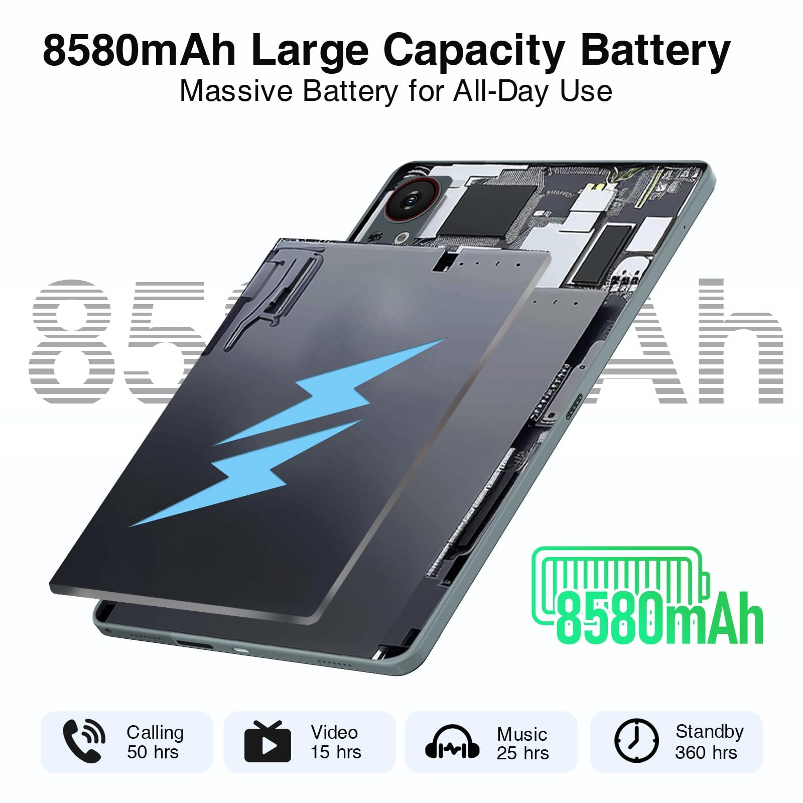 DOOGEE T30SE 11 Inch Android 14 Tablet - 128GB ROM (Expandable to 2TB) 2.4K IPS Gaming Tablet with Keyboard, 8580mAh Battery, Dual 4G LTE 5G WiFi, 13MP + 5MP Camera - Includes Stylus, Mouse & Protective Case - Perfect for Work, Study & Entertainment