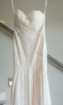 BHLDN Watters Love Marley Wren Gown - Elegant Lace Wedding Dress for Brides, Perfect for Beach, Garden & Romantic Ceremonies