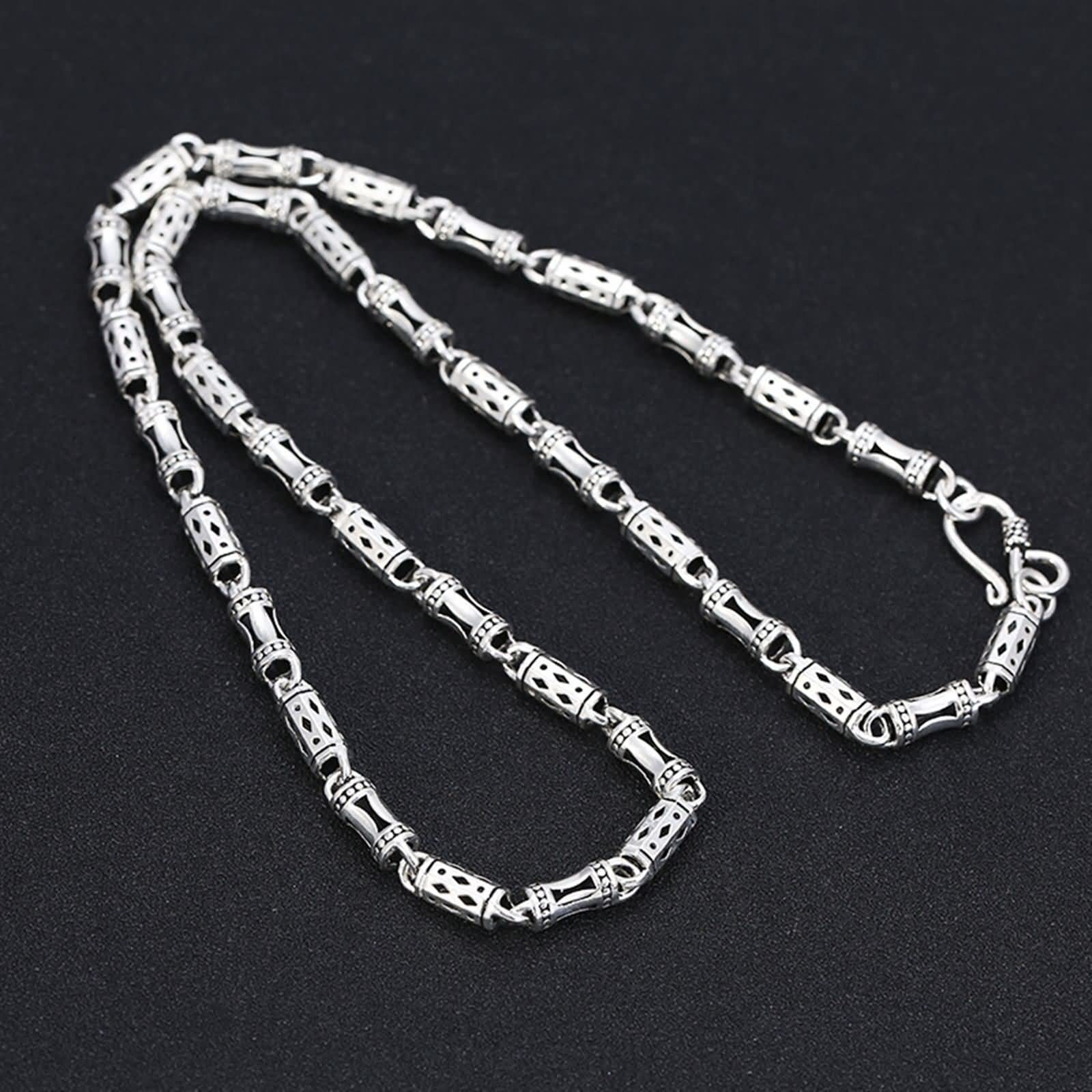 5mm Sterling Silver Chain Necklace for Men - 18 Inch Durable & Stylish Men's Jewelry - Perfect for Gifts, Casual Wear & Special Occasions