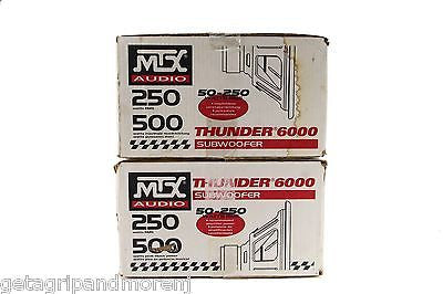 MTX Thunder6000 T6124A 12-Inch 4 Ohm Component Subwoofer - Pair of 2 for Car Audio & Home Theater Bass Enhancement