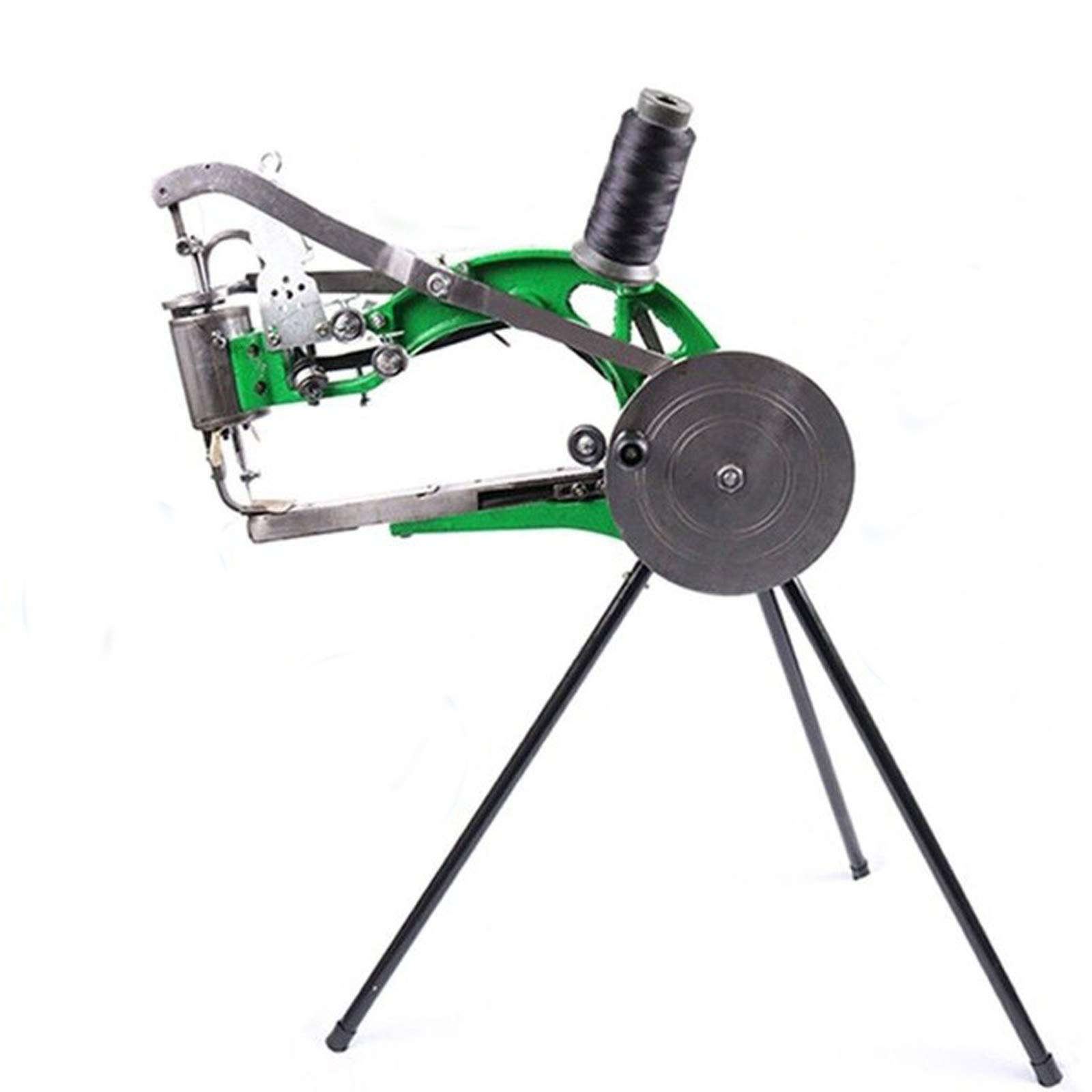 Heavy Duty Manual Shoe Repair Machine - Dual Cotton & Nylon Thread Sewing Machine with Adjustable Tripod Stand - Perfect for Cobbler Shops, Leather Crafting & DIY Shoe Repairs at Home