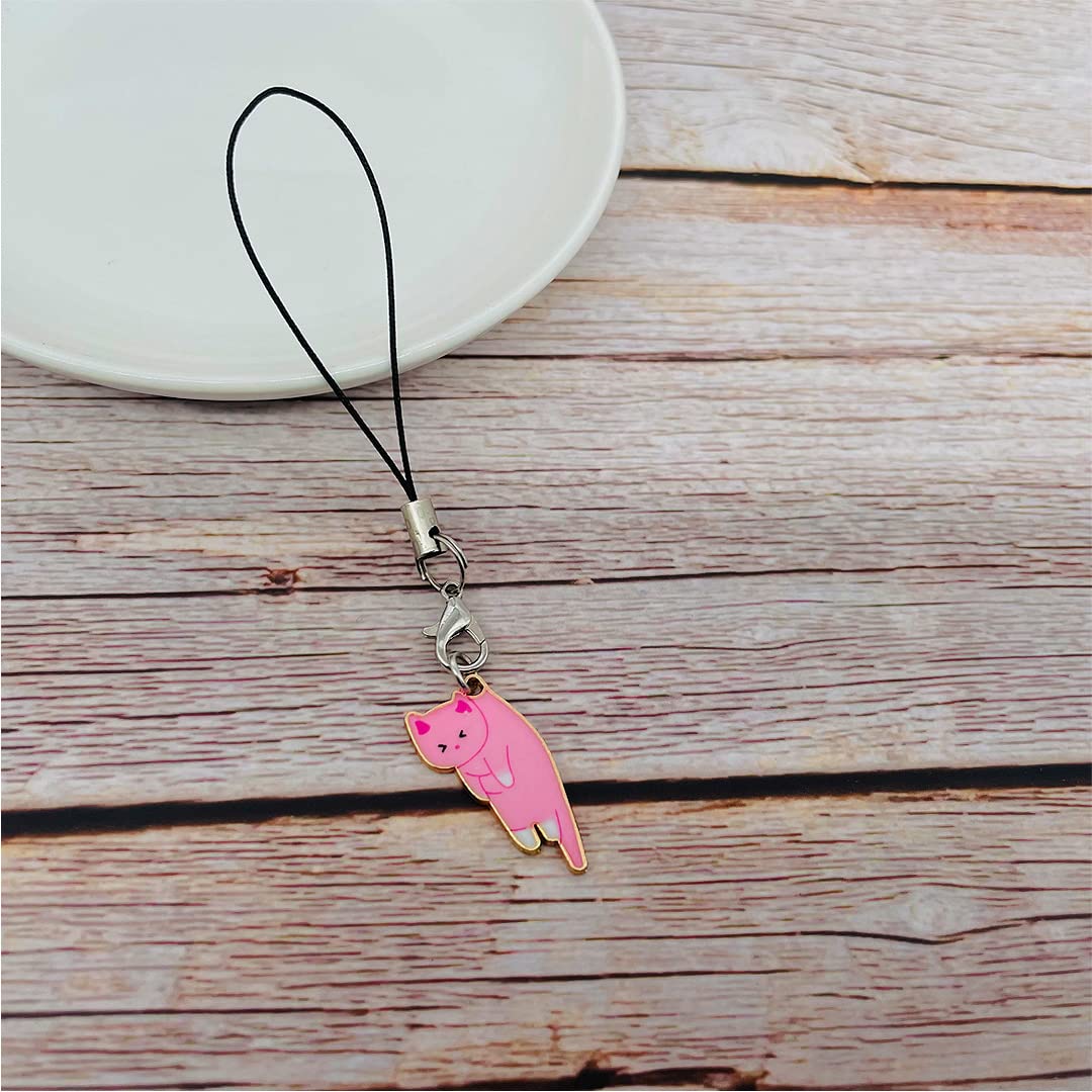 Cute Kawaii Phone Charm with Hanging Pendants - Aesthetic Cell Phone Accessory for Girls, Teens & Women | Perfect for Phone Decor, Gifts & Everyday Carry