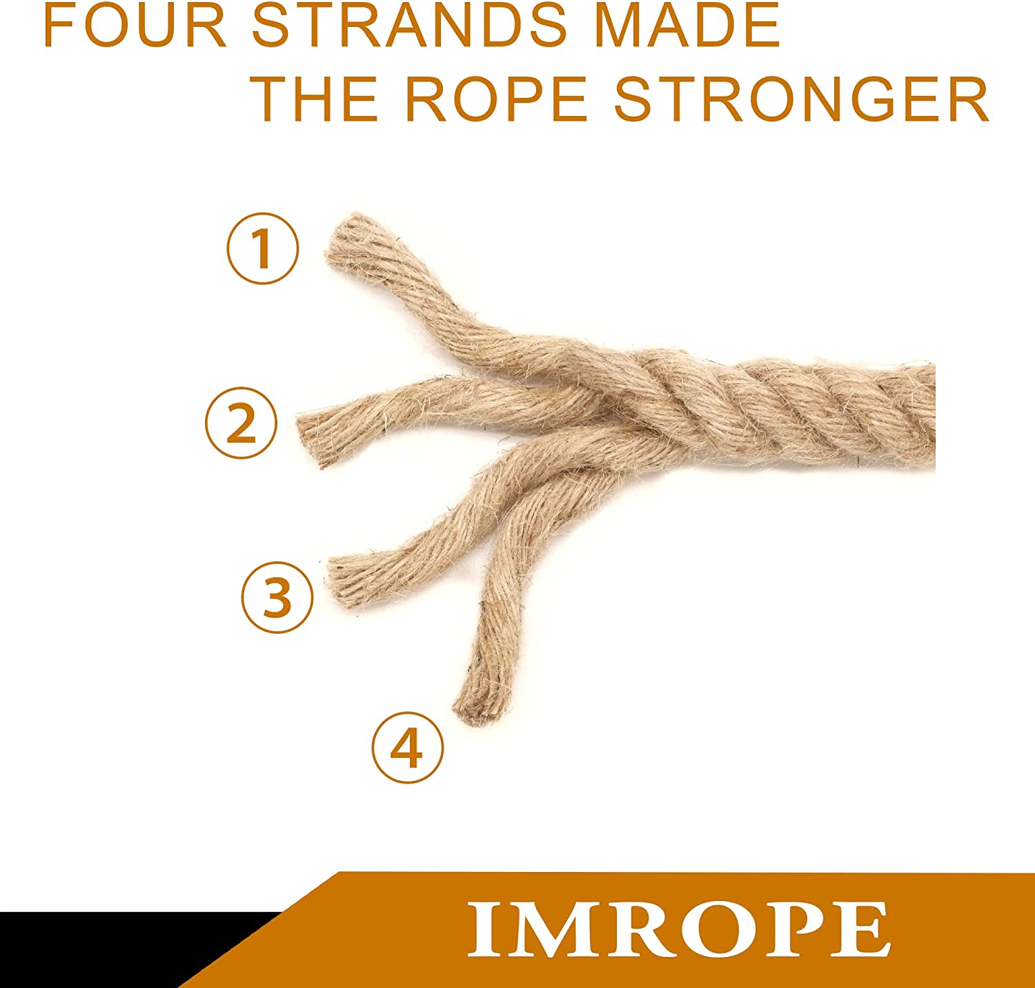 10m Sisal Rope 20mm - Natural Twine Cord, Thick Jute Hemp Manila Rope for DIY Crafts, Home Decor, Macrame, Gardening & Outdoor Projects
