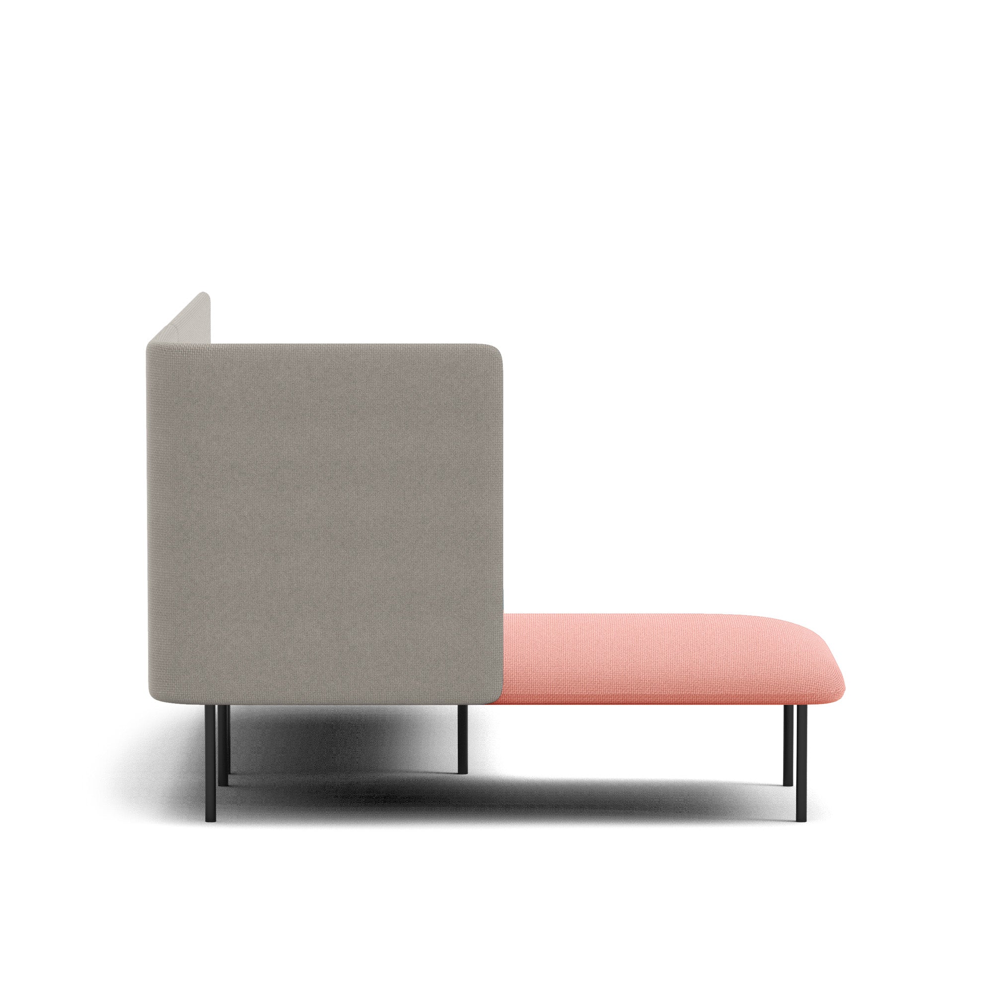 QT Adaptable Lounge Sofa with Left Chaise - Modular Sectional Couch for Living Room, Family Room & Home Theater Comfort