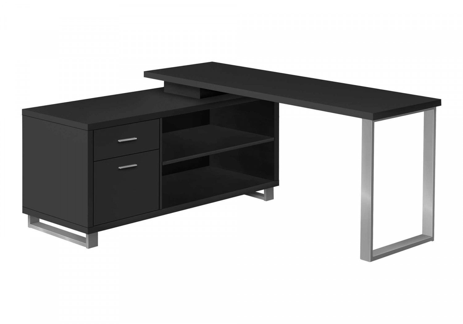 Premium Runo Desk in Black - Modern Home Office Desk for Work & Study | Perfect for Small Spaces & Remote Work