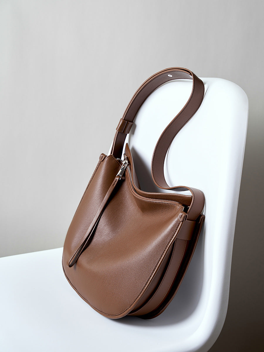 Soft Minimalist Shoulder Bag for Women - Lightweight & Stylish Crossbody Purse - Perfect for Work, Travel & Everyday Use