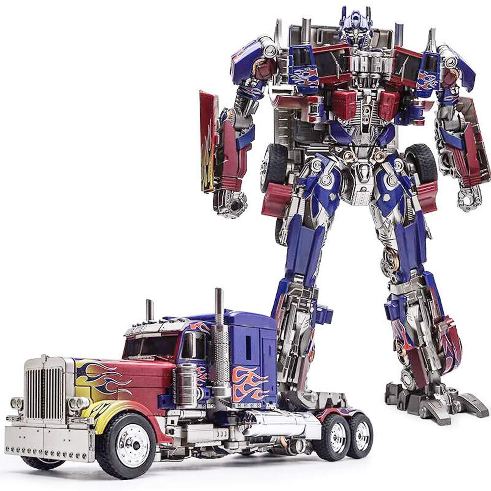 Optimus Prime 11-Inch SS05 Action Figure - Premium Wei Jiang KO Version Collectible Toy for Adults & Kids - Perfect for Display, Gifts, and Transformers Fans Collection