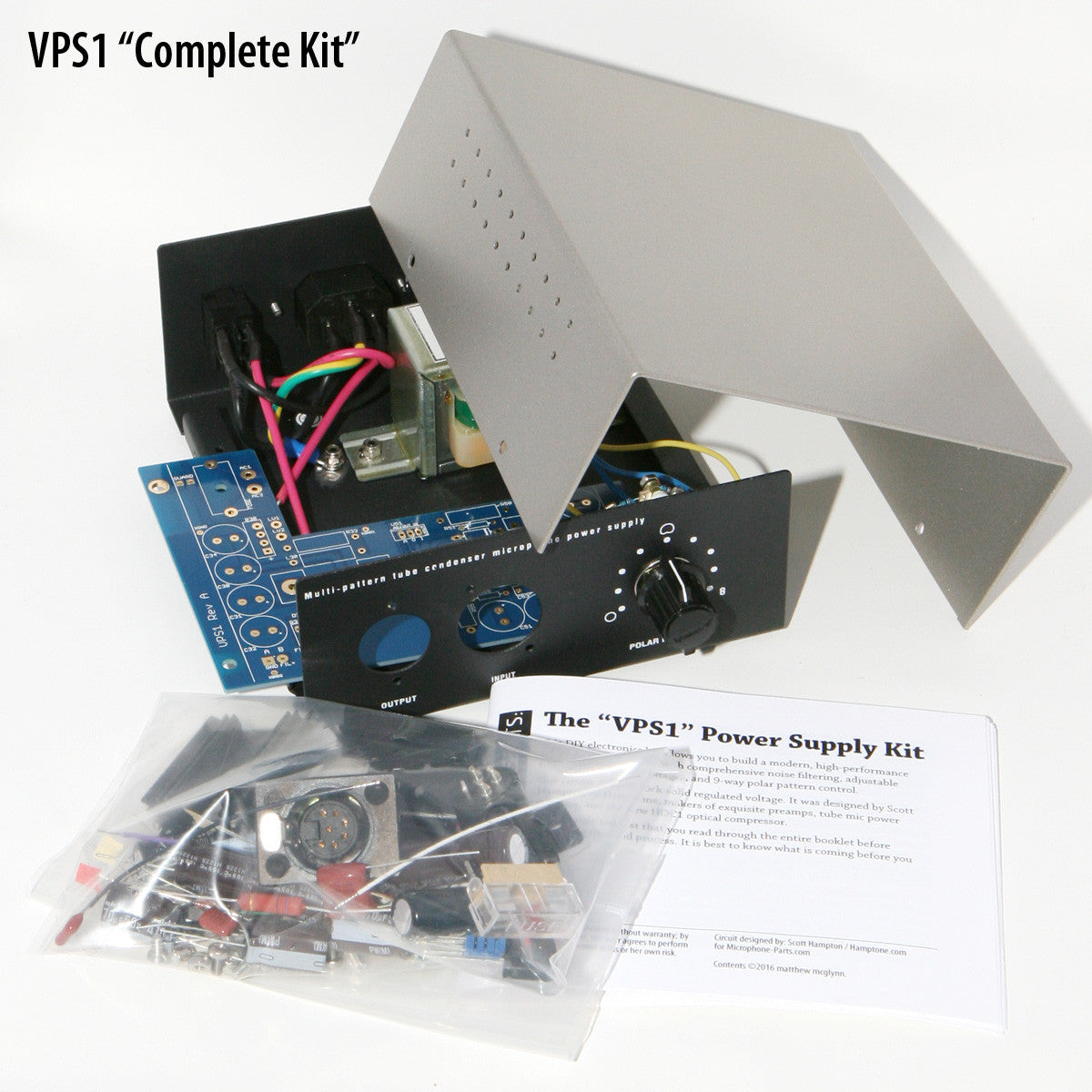 VPS1 Tube Microphone Power Supply Kit - Professional Studio Recording & Live Performance Audio Equipment for Singers, Podcasters & Musicians