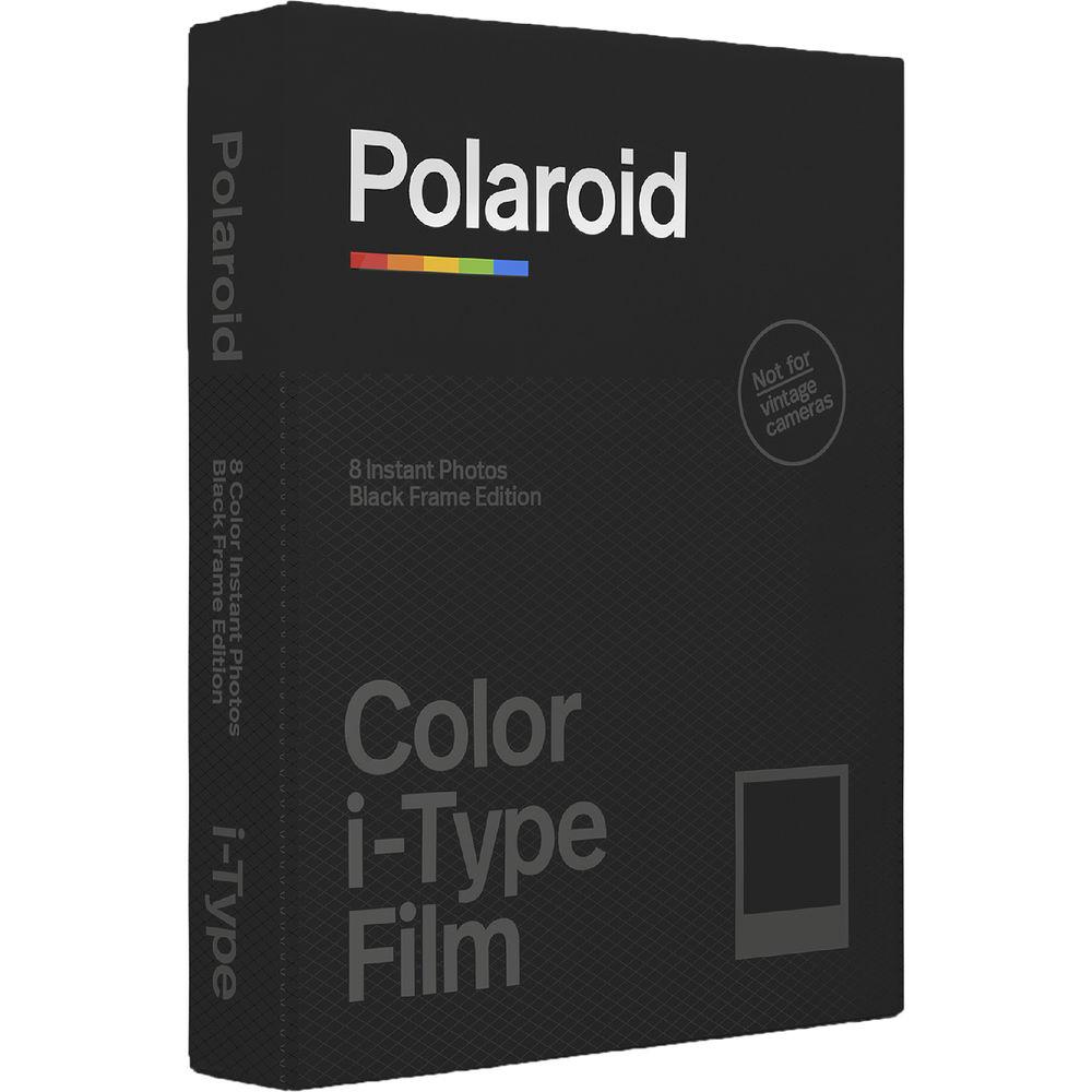 Polaroid Color i-Type Instant Film (Black Frame Edition, 8 Exposures) - Perfect for Vintage Photography, Parties, and Creative Projects