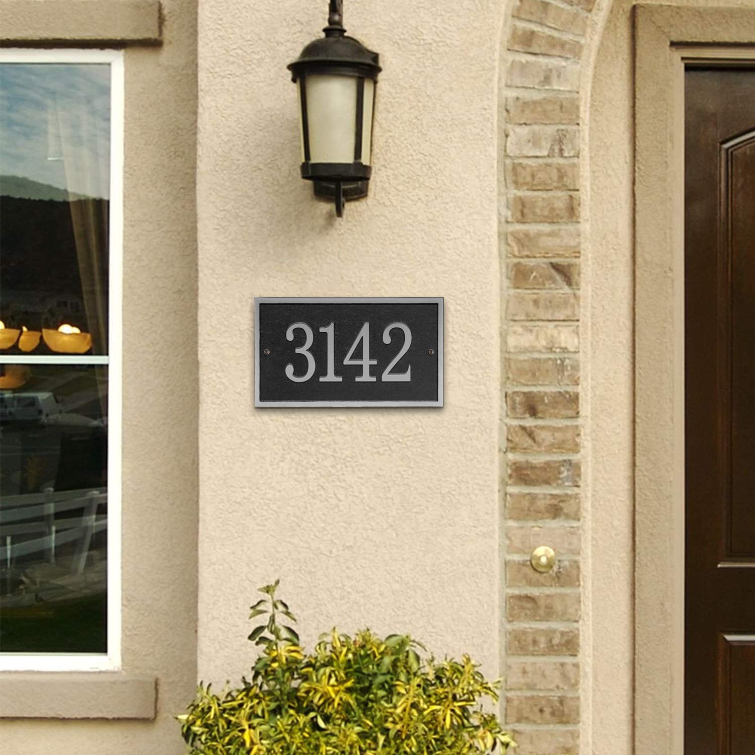 Personalized Address Plaque - Custom House Number Sign (11