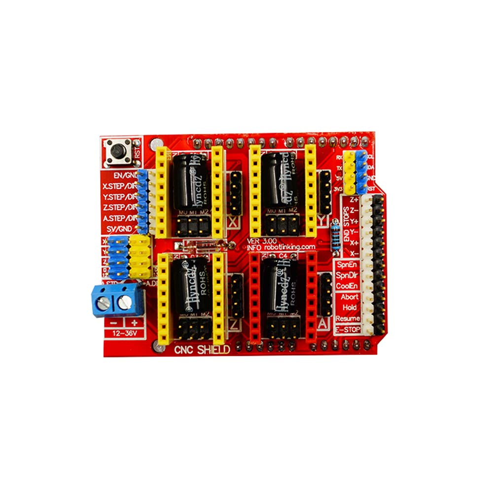 A4988 Stepper Motor Driver CNC Shield Expansion Board for Arduino V3 - Compatible with 3D Printers & Engraving Machines | DIY CNC Projects & Prototyping