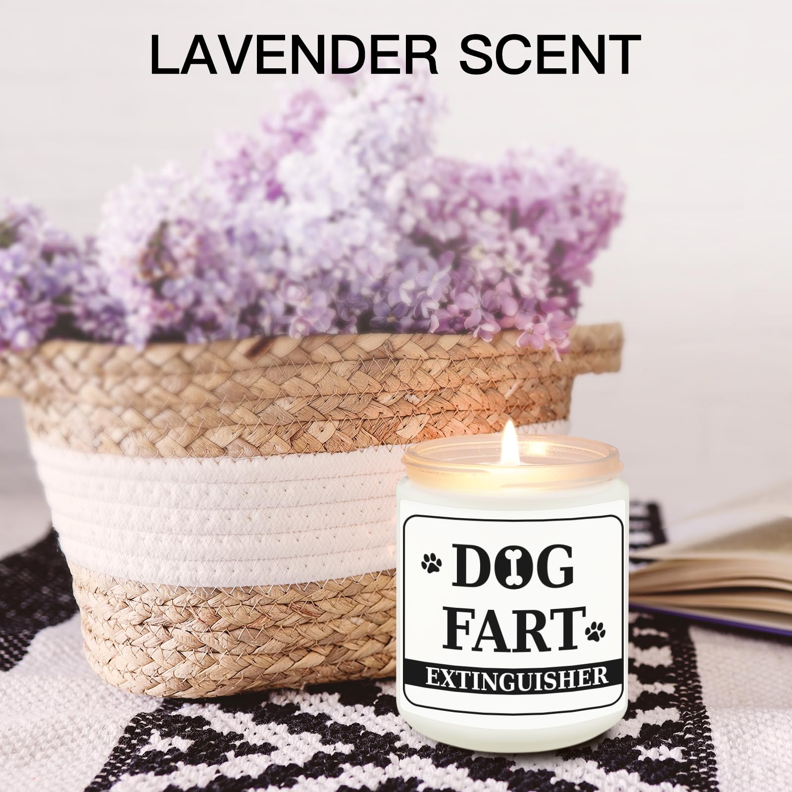 Funny Dog Fart Scented Candle - Perfect Gift for Dog Lovers & Pet Owners - Unique Birthday & Christmas Present for Women Who Love Dogs - Great for Home Decor, Gag Gifts & Dog-Themed Parties
