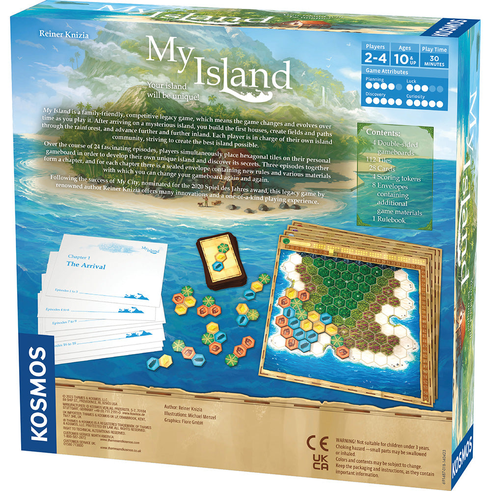 My Island - Tropical Paradise Home Decor & Wall Art for Beach House, Living Room, or Vacation Rental