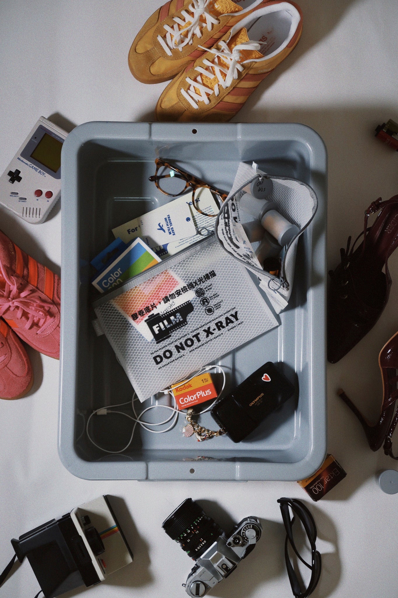 Sissi Lu Non-X-Ray Film Pouch - Waterproof & Lightproof Storage for Undeveloped Camera Films - Perfect for Travel, Photography & Airport Security