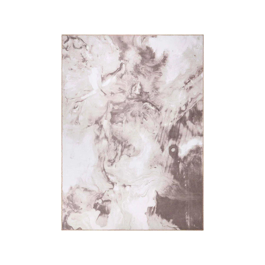 Yuma Abstract Marble Pattern Non-Slip Area Rug & Runner - Perfect for Living Room, Bedroom, or Hallway Decor