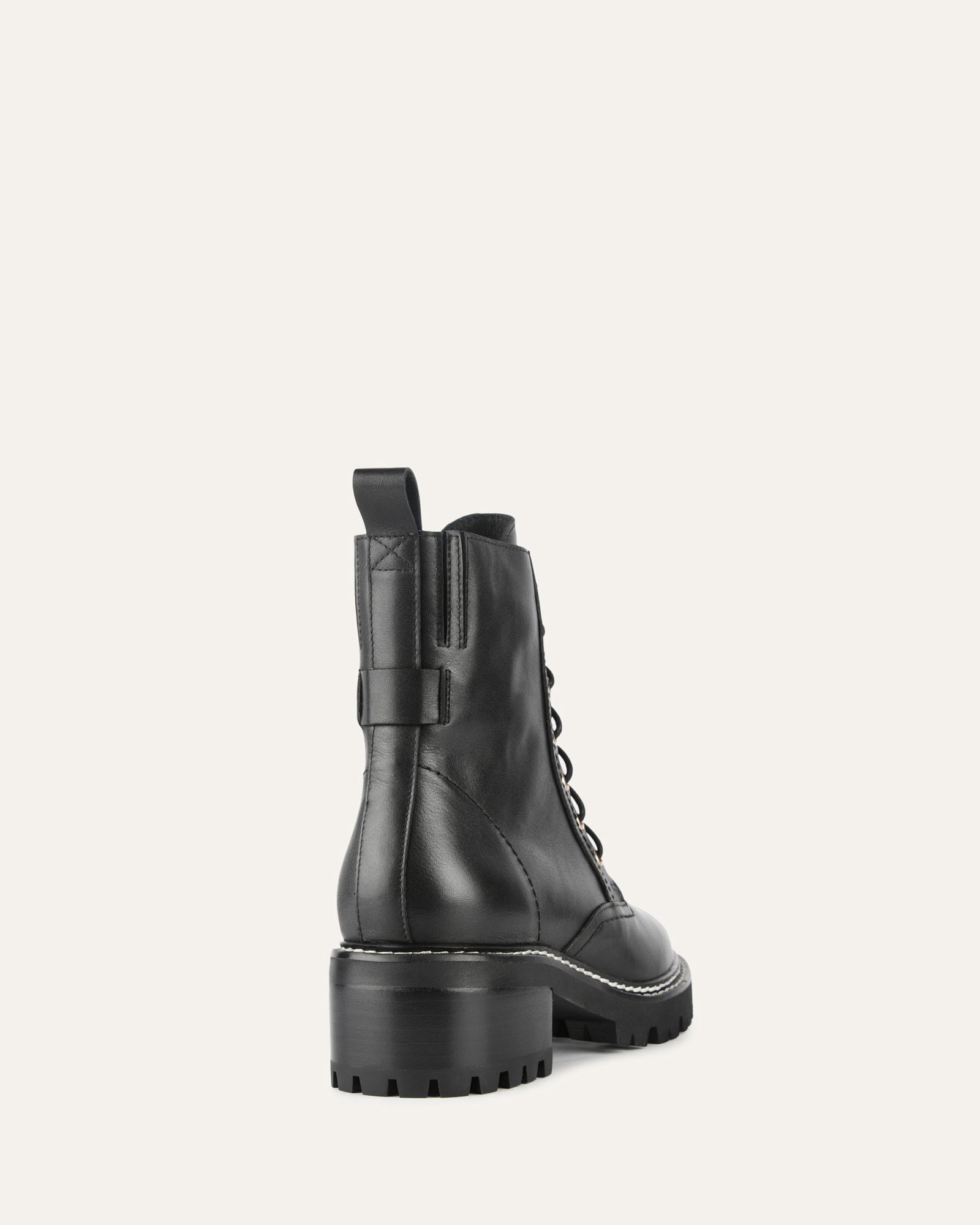 KODA Women's Flat Ankle Boots - Black Leather Chelsea Boots for Casual Wear & Everyday Comfort | Perfect for Work, Travel & Fall Fashion