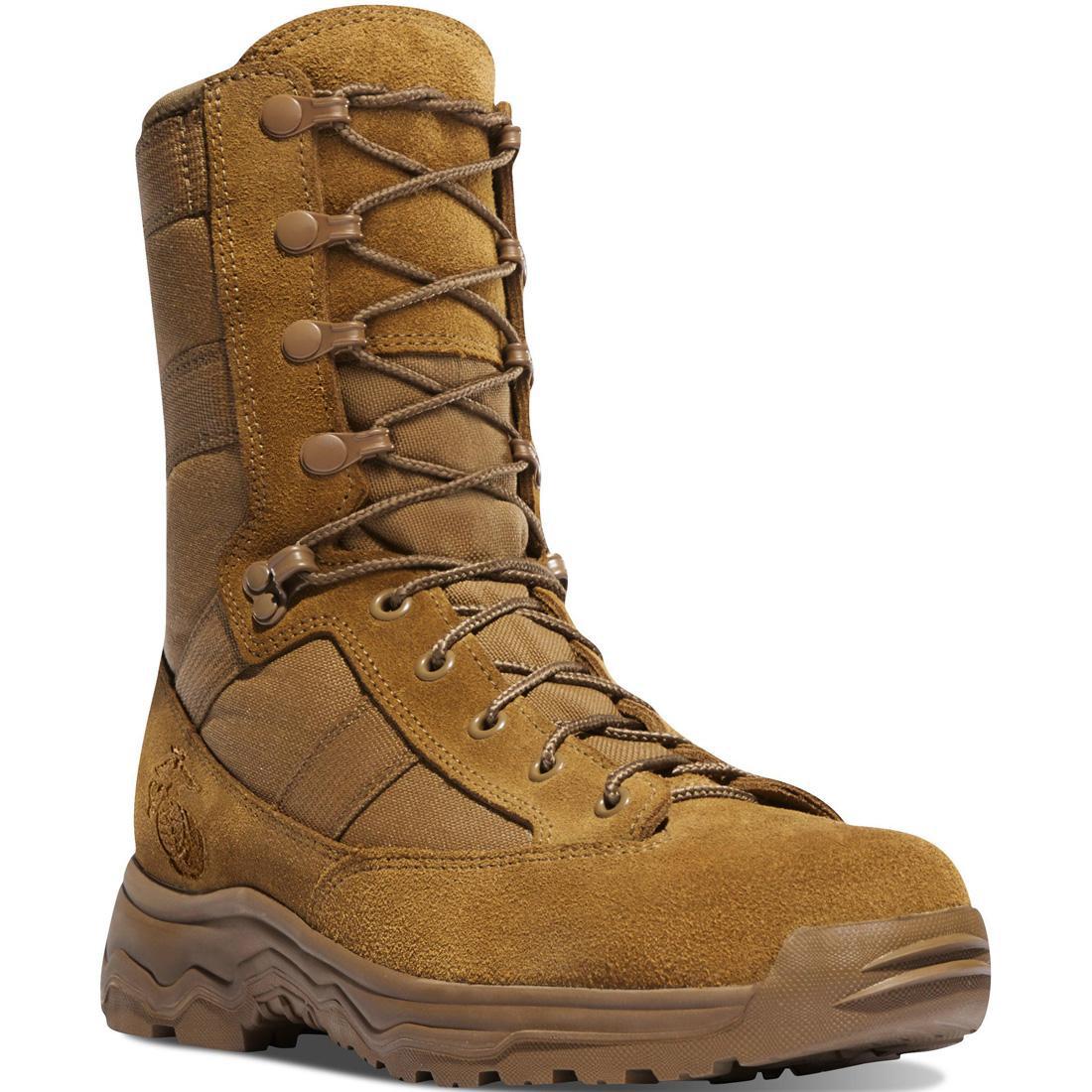 Reckoning 8 GTX Military Boot - USMC Coyote Brown Tactical Boot for Men - Waterproof Hiking & Combat Boots for Outdoor, Hunting & Military Use