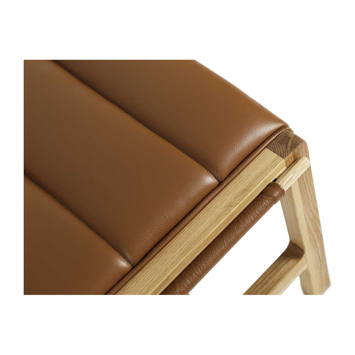 Premium Aura Leather Bench - Modern Upholstered Storage Ottoman with Tufted Design for Living Room, Bedroom & Entryway - Perfect for Seating, Storage & Home Decor