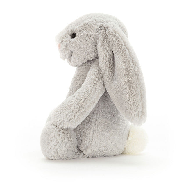 Jellycat Bashful Silver Bunny Stuffed Animal - Ultra Soft Plush Toy for Kids & Adults | Perfect Gift for Easter, Baby Shower, Birthday & Nursery Decor