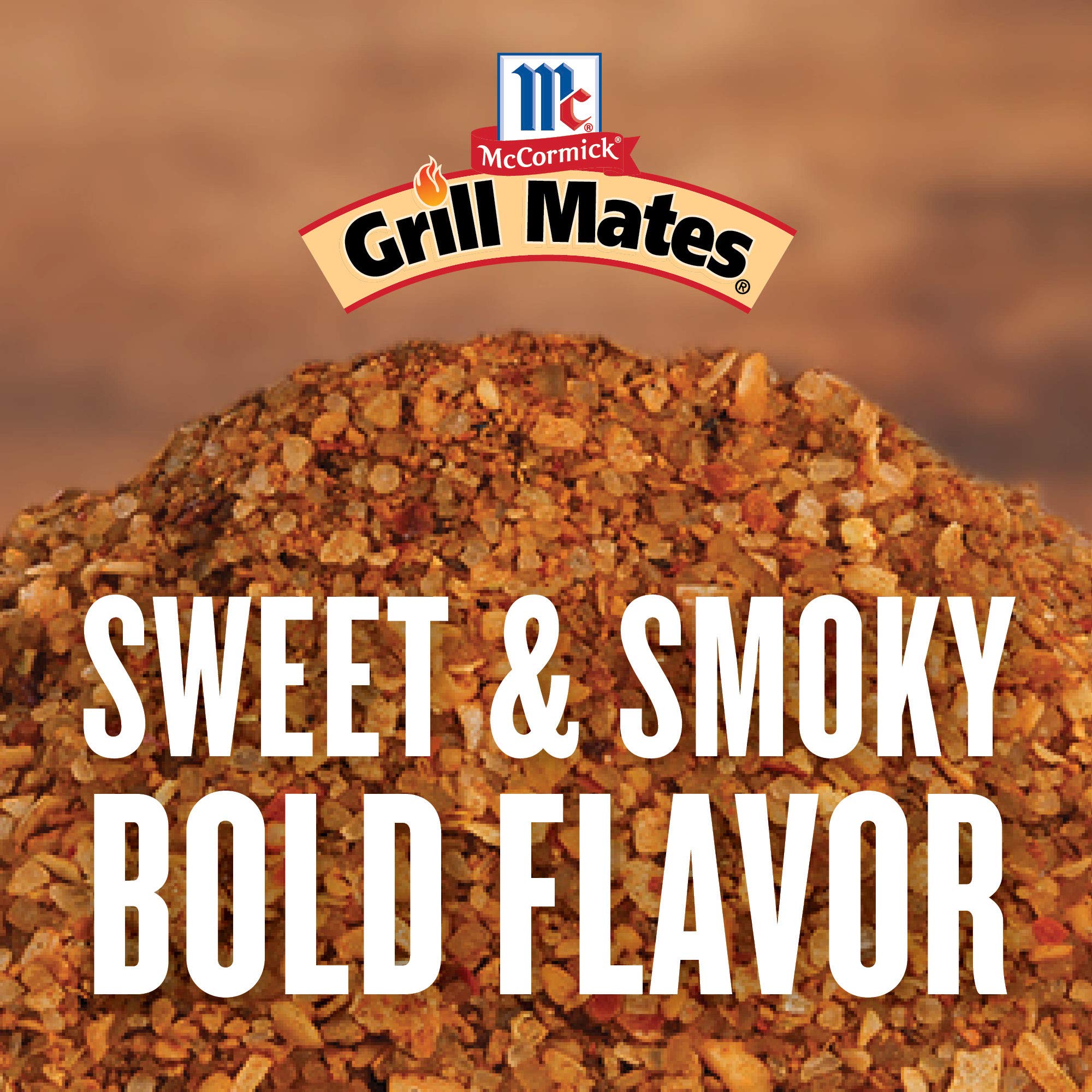 McCormick Grill Mates Mesquite Seasoning 24 oz & Smokehouse Maple Seasoning 28 oz - Premium BBQ Spices for Grilling, Smoking, and Roasting Meat, Chicken, and Vegetables