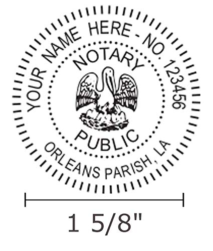 Louisiana Notary Seal Embosser Bundle with Round Self-Inking Stamp - Blue 2-Piece Set for Official Documents & Legal Paperwork | Perfect for Notaries, Lawyers & Legal Professionals