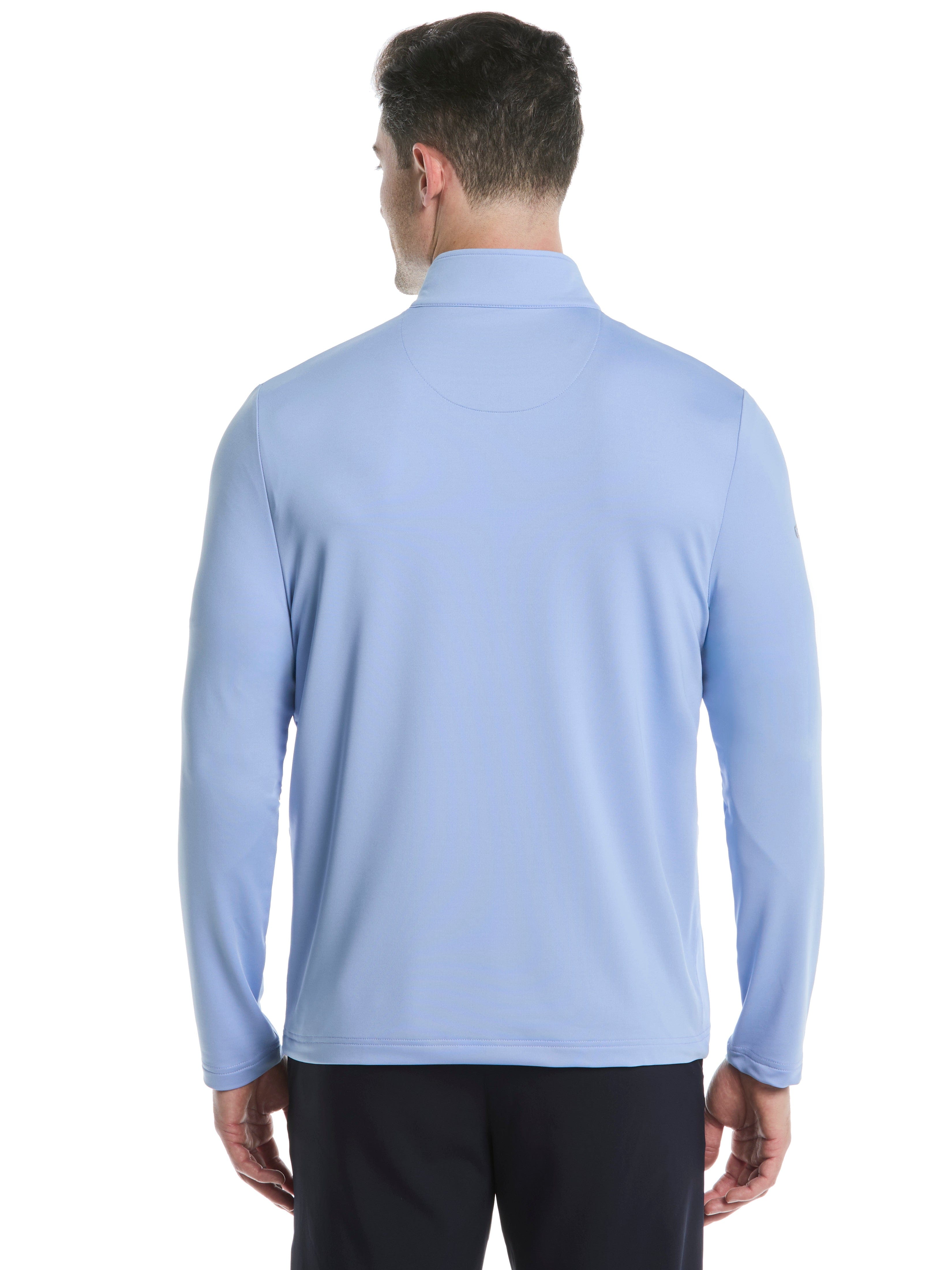 Men's Solid Color 1/4 Zip Pullover Sweater - Lightweight Casual Knit Top for Outdoor Activities & Office Wear