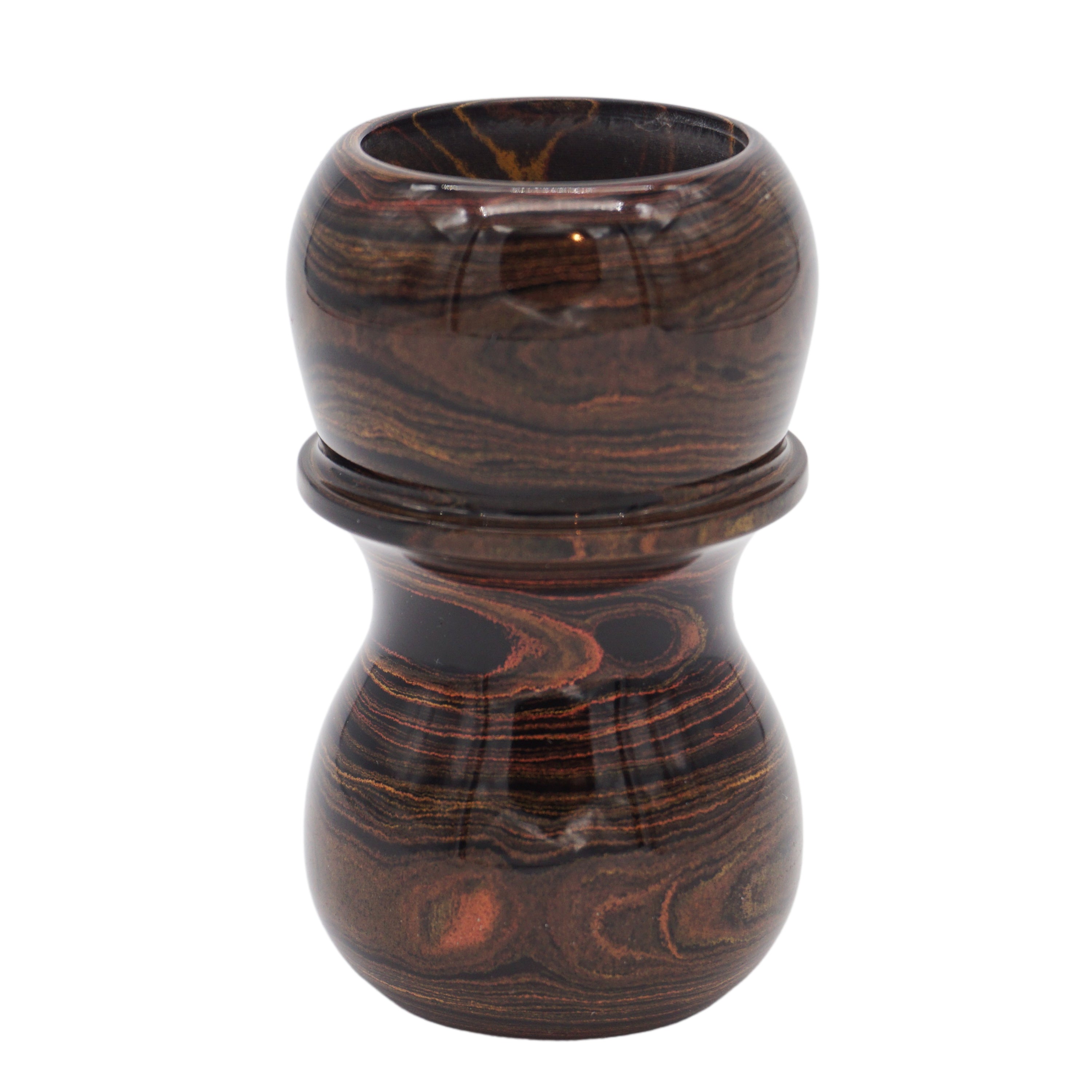 Premium Handmade Honey Ebonite Shaving Brush Handle - Compatible with 24mm & 26mm Knots - Perfect for Wet Shaving & Grooming Gifts
