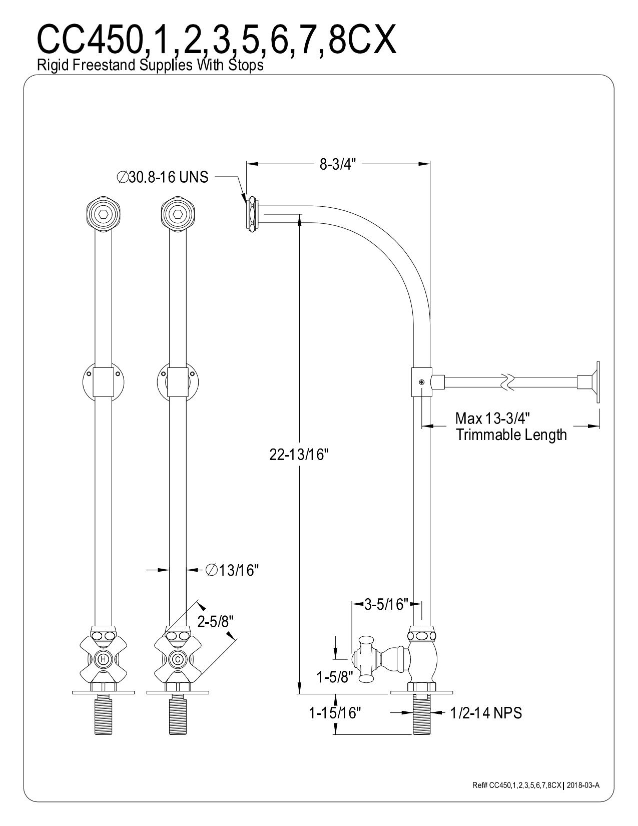 Kingston Brass CC451CX 23
