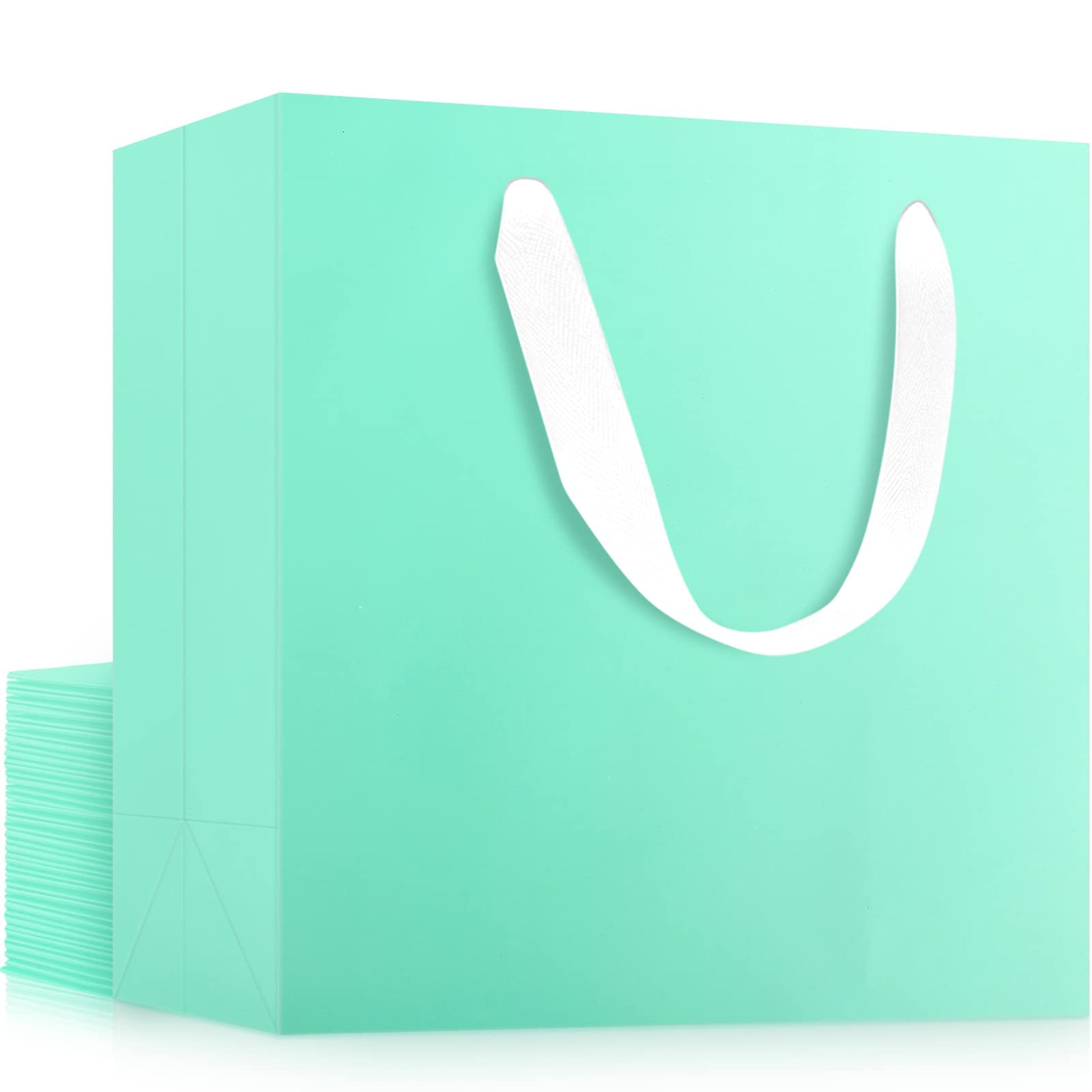 EUSOAR 20 Pack Kraft Paper Bags with Handles 12.5x4.5x11 Inch - Bulk Brown Shopping Bags for Retail, Lunch, Party Favors, Wedding Gifts & Merchandise Packaging - Eco-Friendly Gift Bags for Stores, Boutiques and Events
