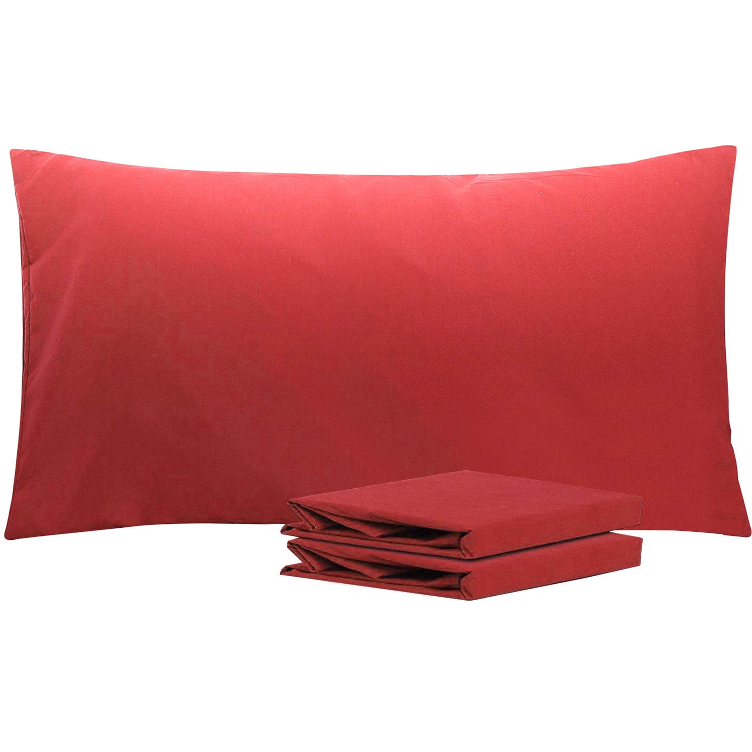 2 Pack Standard Pillowcases - Soft Brushed Microfiber, Wrinkle & Fade Resistant, Breathable & Hypoallergenic | NTBAY® for Bedroom, Hotel, Travel & Home Decor