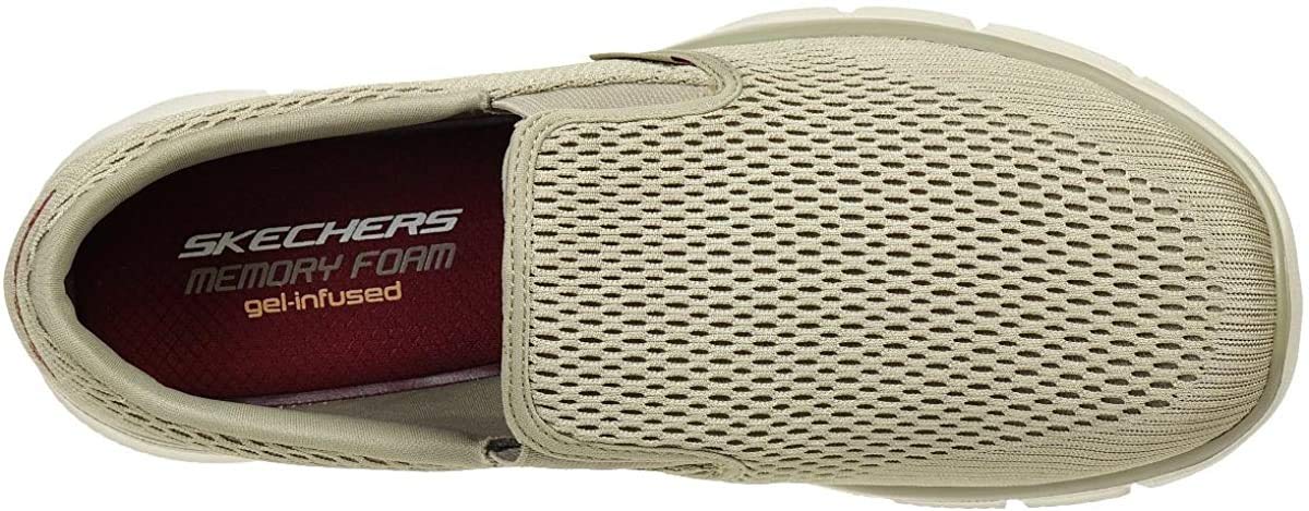 Skechers Men's Equalizer Double-Play Slip-On Sneakers - Comfortable Walking Shoes for Men with Memory Foam - Perfect for Casual Wear, Work & Travel