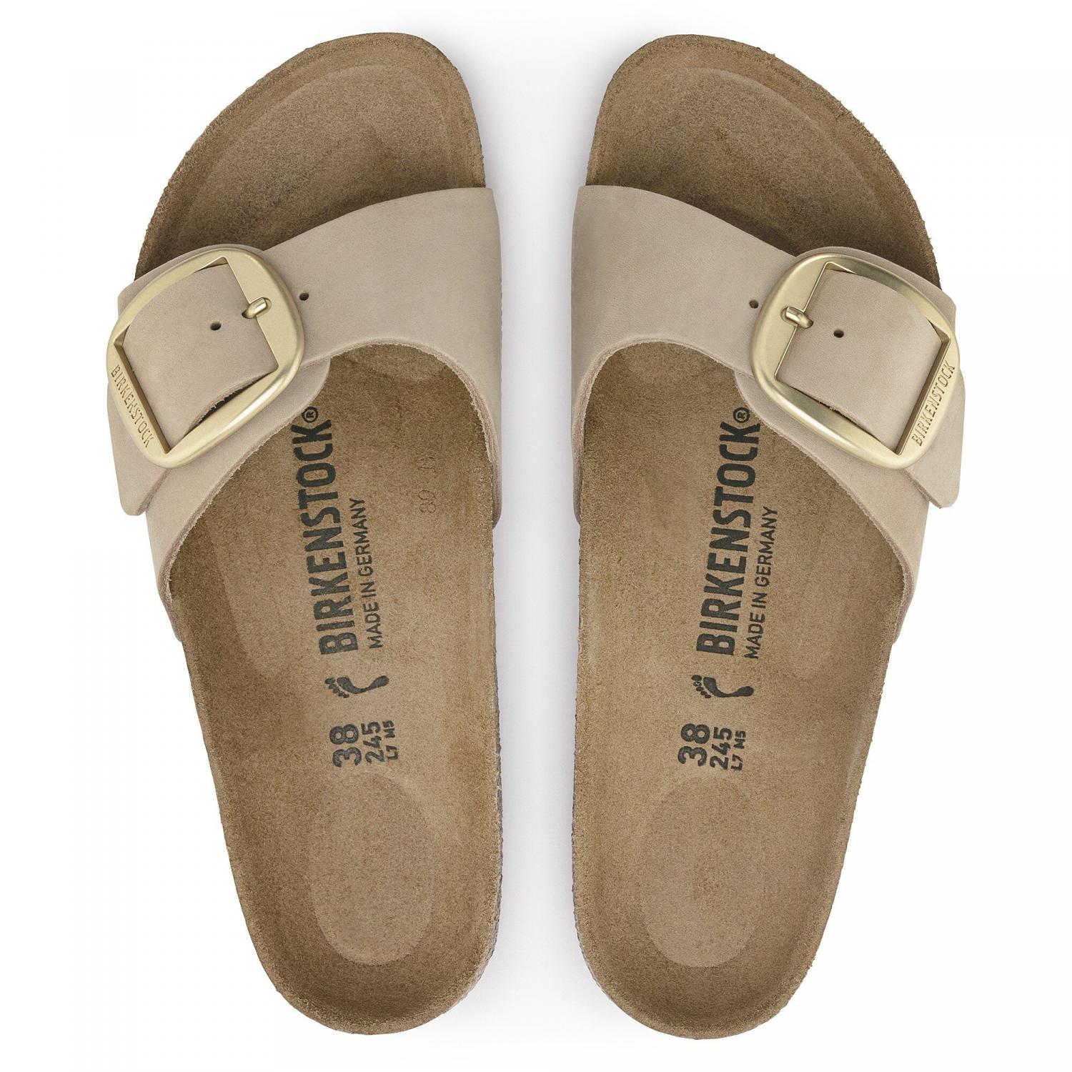 Madrid Big Buckle Sandals for Women - Comfortable Summer Slide Sandals with Adjustable Buckle | Perfect for Beach, Vacation & Casual Outfits