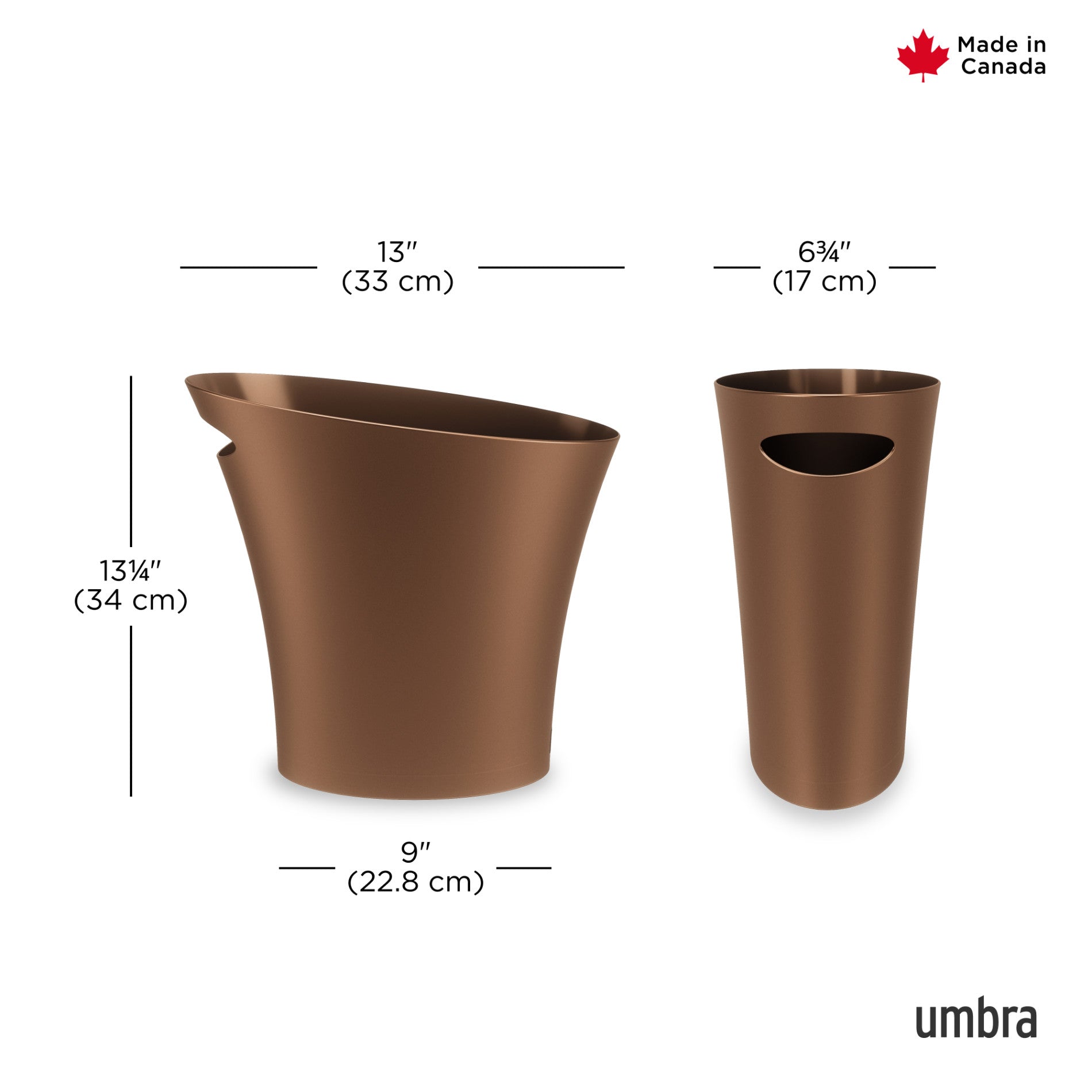 Small Slim Trash Can for Bathroom & Office - Compact Waste Bin for Tight Spaces - Perfect Under Sink, Desk, or Closet