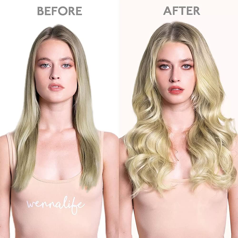 8pcs Brazilian Remy Human Hair Clip in Extensions 24 Inch Straight - Real Human Hair 120g Dark Blonde Highlighted Bleach Blonde #P18/613 for Women | Perfect for Daily Styling, Parties & Special Occasions