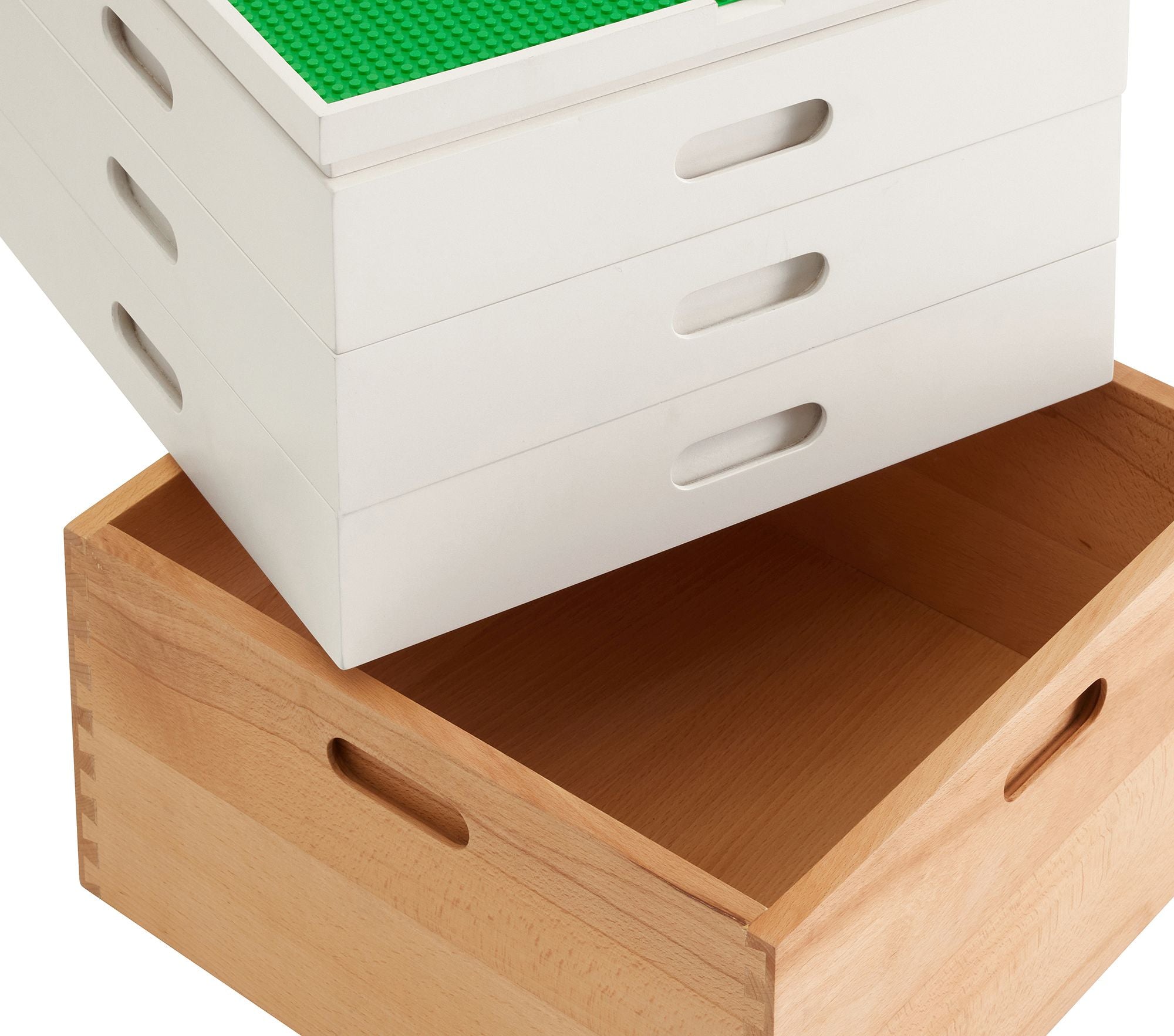 LEGO® Storage Build and Stack Bricks Organizer - Creative Toy Storage Solution for Kids & Adults | Perfect for Playrooms, Classrooms & Home Organization