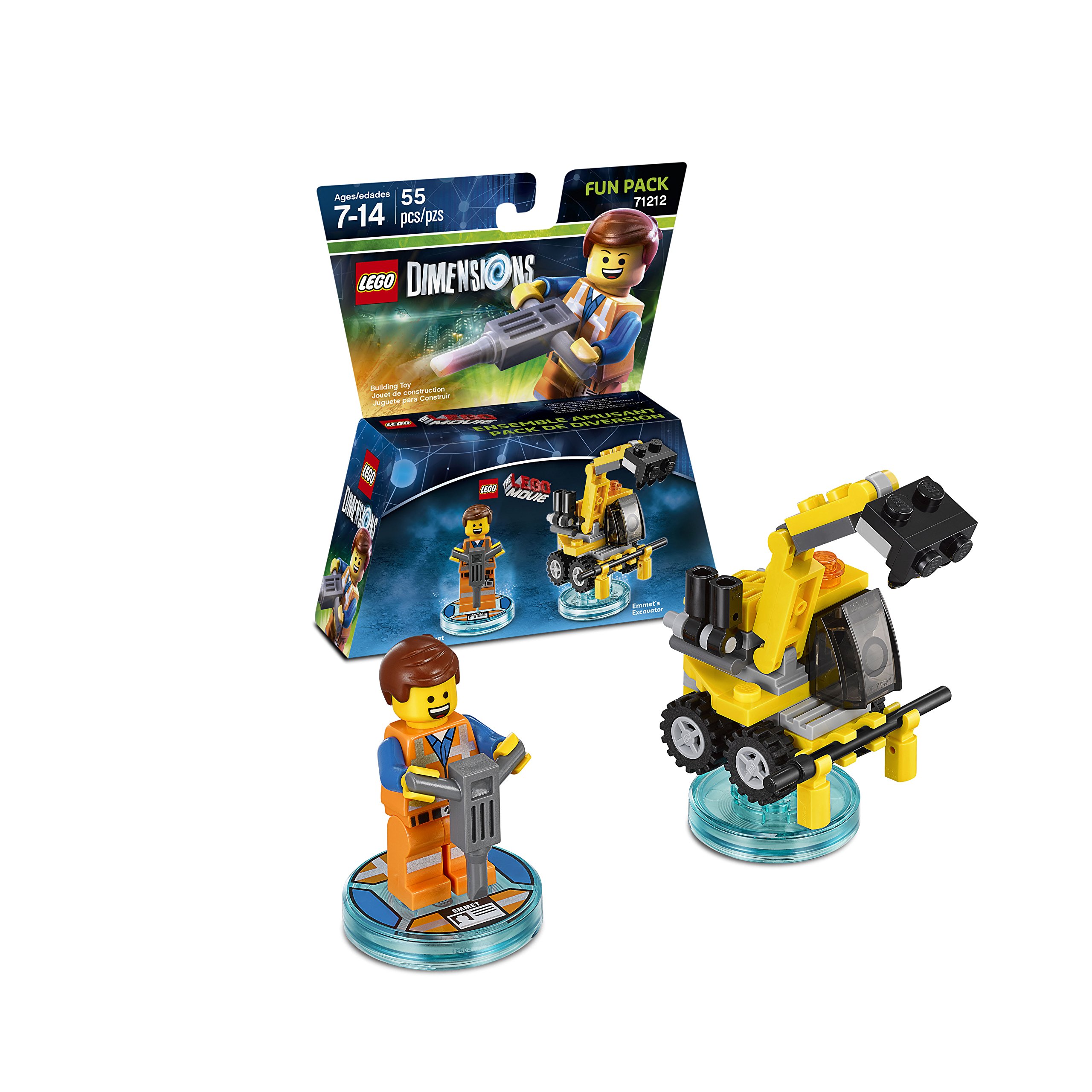 LEGO Movie Emmet Fun Pack - LEGO Dimensions Expansion Toy for Kids & Collectors | Build & Play Adventure Game for PS4, Xbox & Nintendo