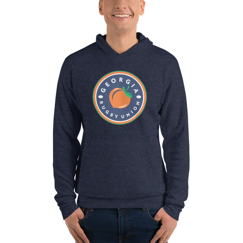 Georgia Rugby Union Pullover Hoodie - Men's & Women's Comfortable Fleece Sweatshirt for Fans & Players - Perfect for Games, Training & Casual Wear