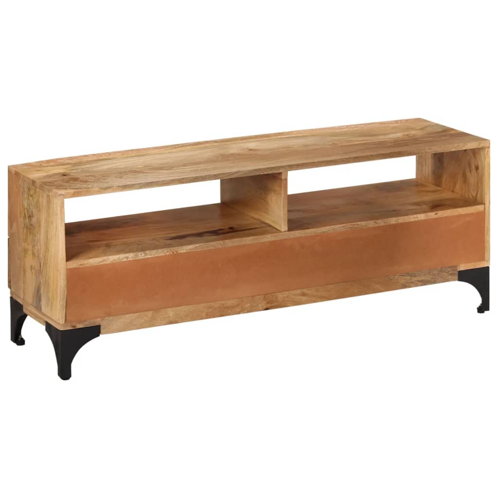 Premium Mango Wood TV Stand for Living Room - 47.2