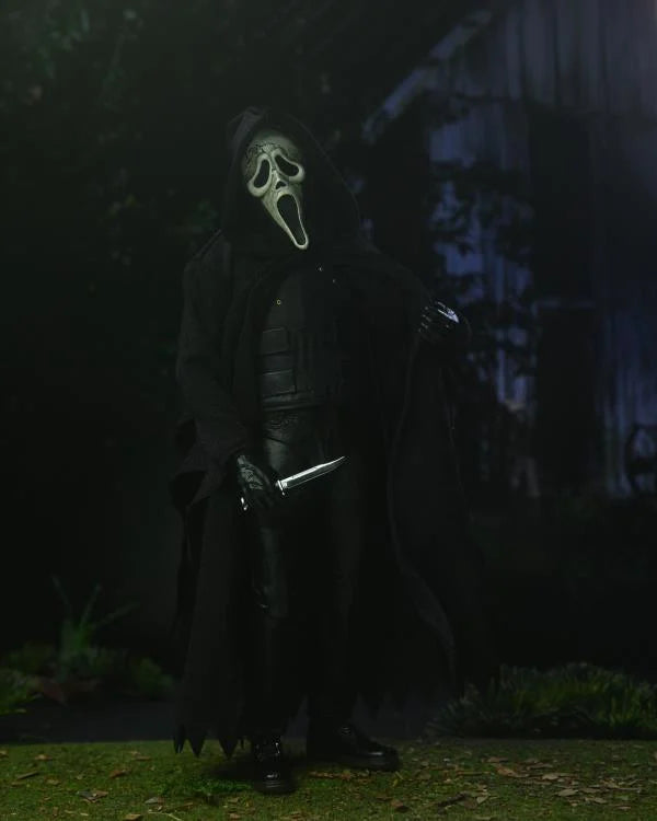 Ghost Face Inferno Ultimate Action Figure - Collectible Horror Movie Toy for Halloween, Cosplay & Display - Perfect for Fans of Scary Films & Collectors