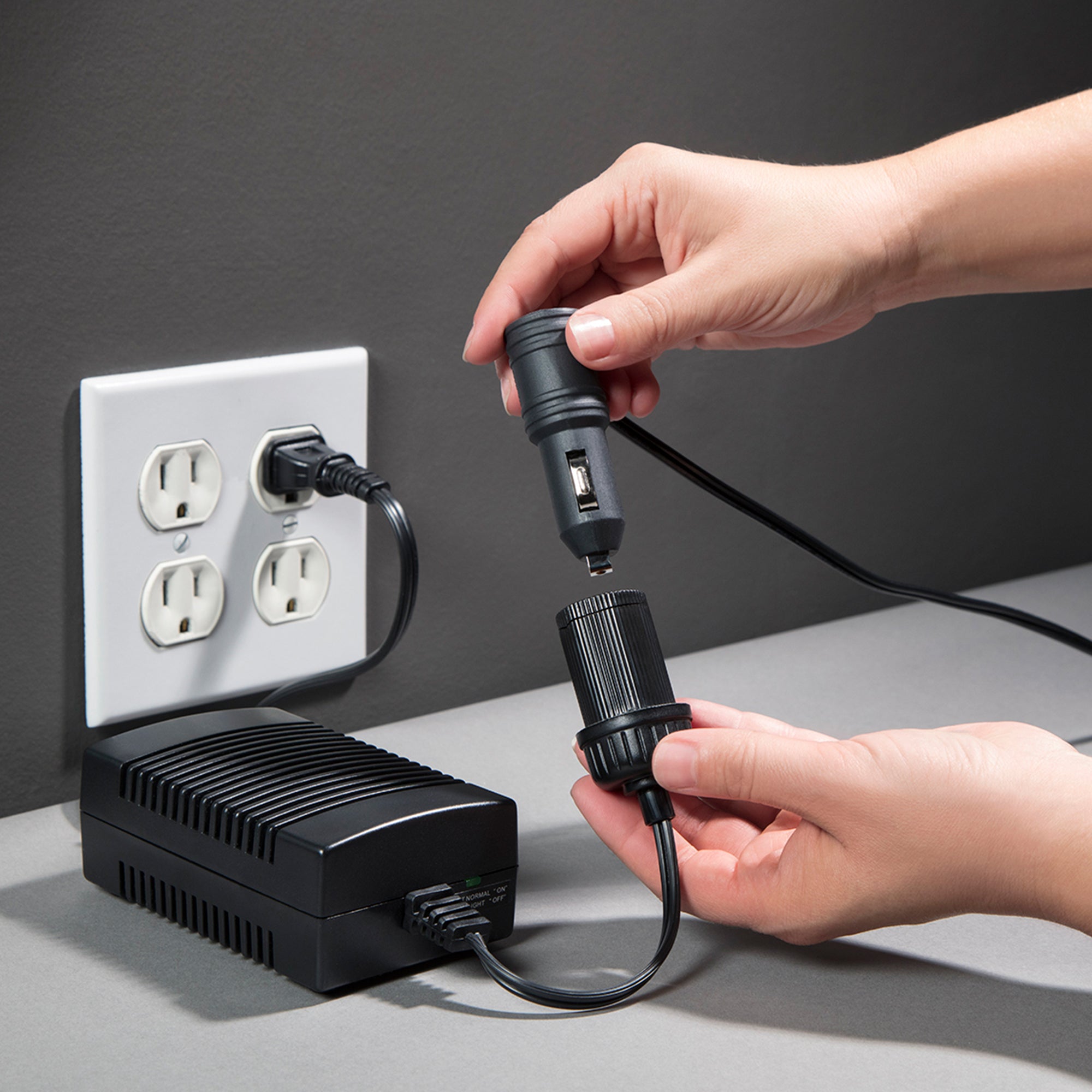 Koolatron 110V AC to 12V DC Power Adapter with Circuit Breaker - 12V 5A Converter for Car Fridge, Portable Cooler, Compressor & Electronic Devices | 6ft Cord | Black | Ideal for Road Trips, Camping & RV Use