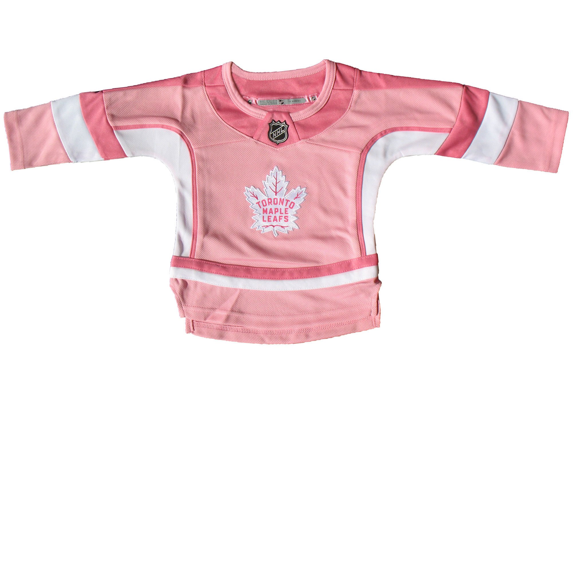 Toronto Maple Leafs Pink Infant Jersey - Official NHL Baby Hockey Shirt for Boys & Girls - Perfect for Game Day, Parties & Fan Photos