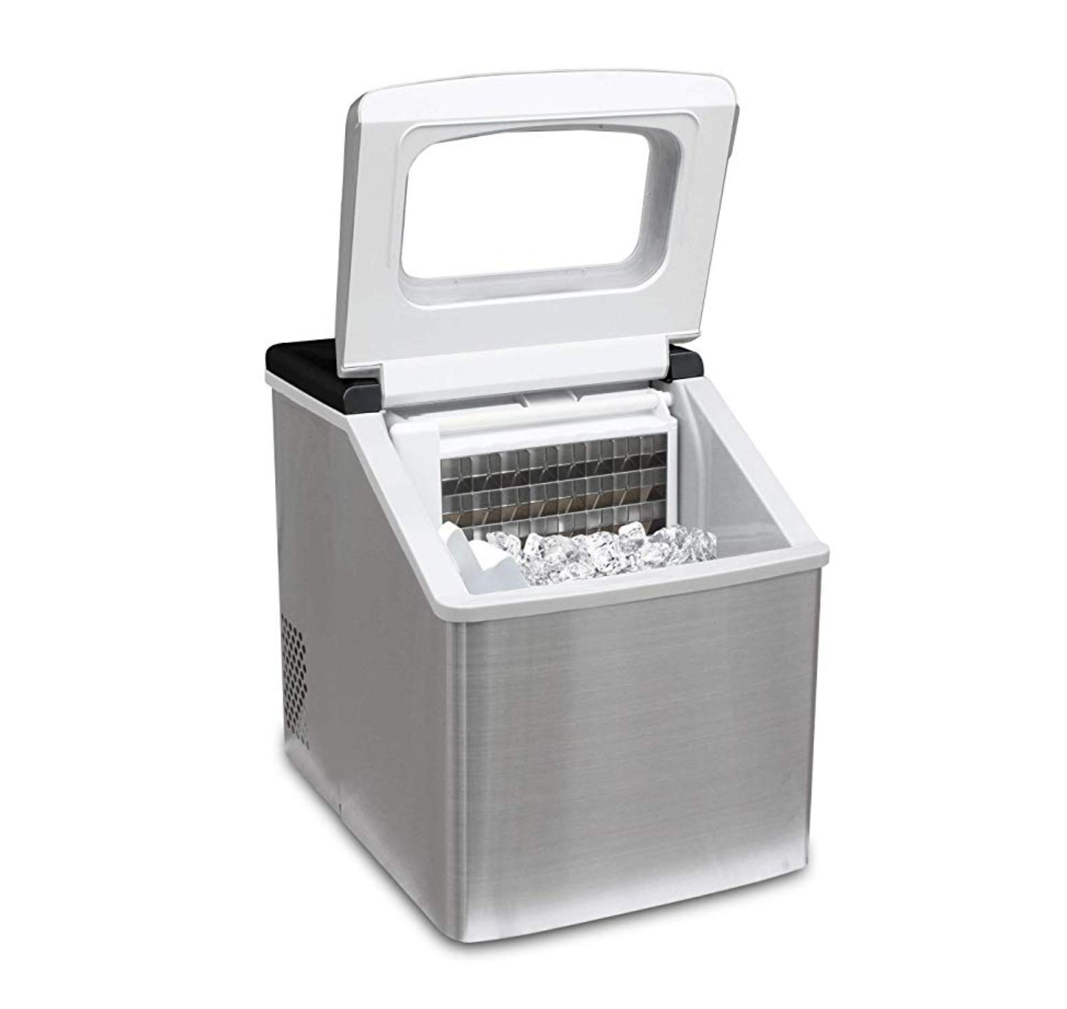 Royal Sovereign RIM-HD-13SS Commercial-Grade High Density Ice Cube Maker - Medium 13L Capacity, Stainless Steel - Perfect for Restaurants, Bars, and Home Entertaining