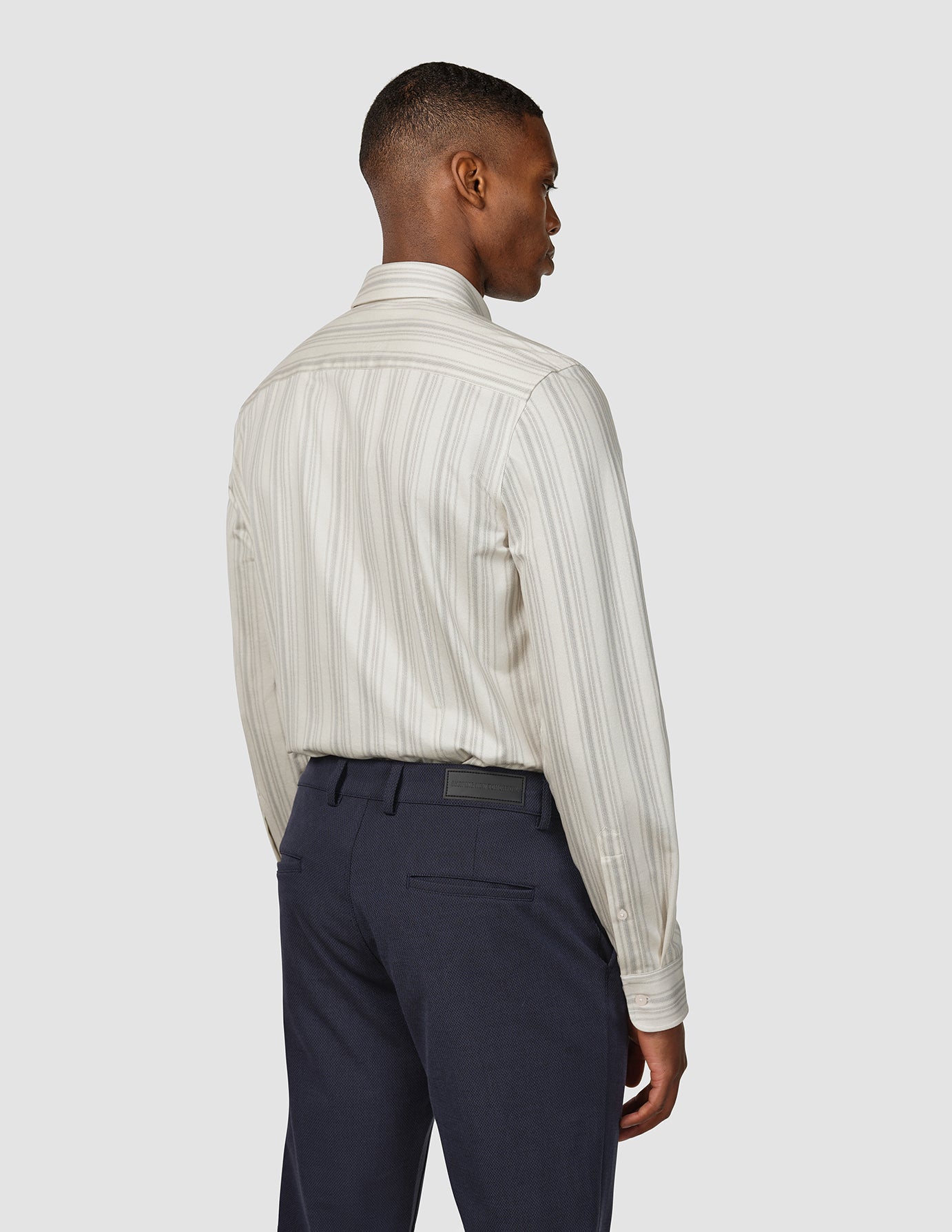 Vintage Striped Classic Slim Fit Shirt for Men - Casual & Business Wear, Perfect for Office, Dating, and Everyday Outfits