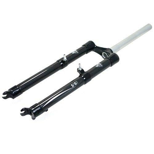 SASO Rigid Carbon Fiber Mountain Bike Fork for XC 26 Inch Wheels - Lightweight & Durable MTB Fork ST1857 | Perfect for Cross-Country Cycling & Trail Riding