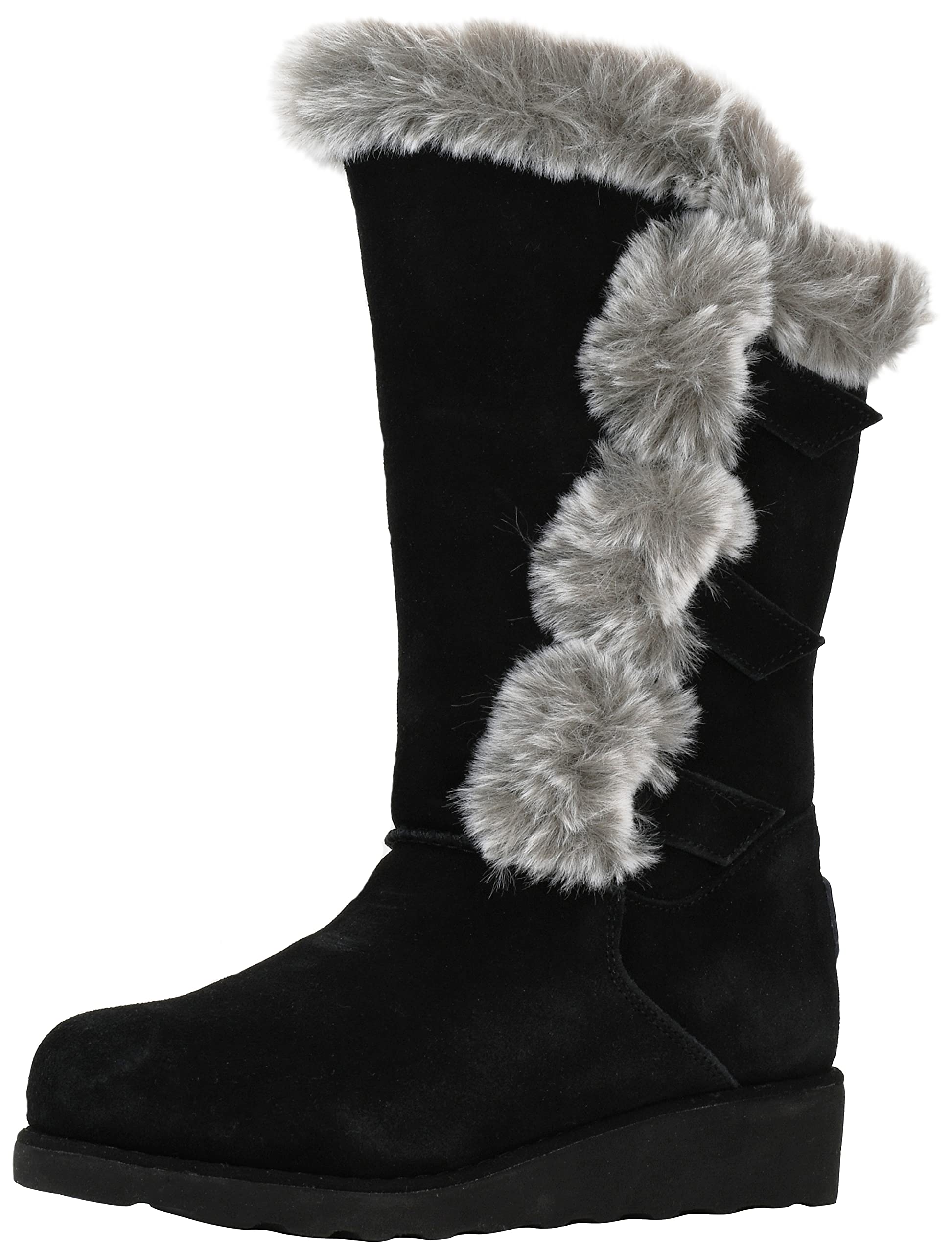 BEARPAW Women's Genevieve Suede Slip-On Winter Boots - Comfortable, Warm & Stylish in Multiple Colors | Perfect for Casual Outings, Snow Days & Cozy Indoor Wear