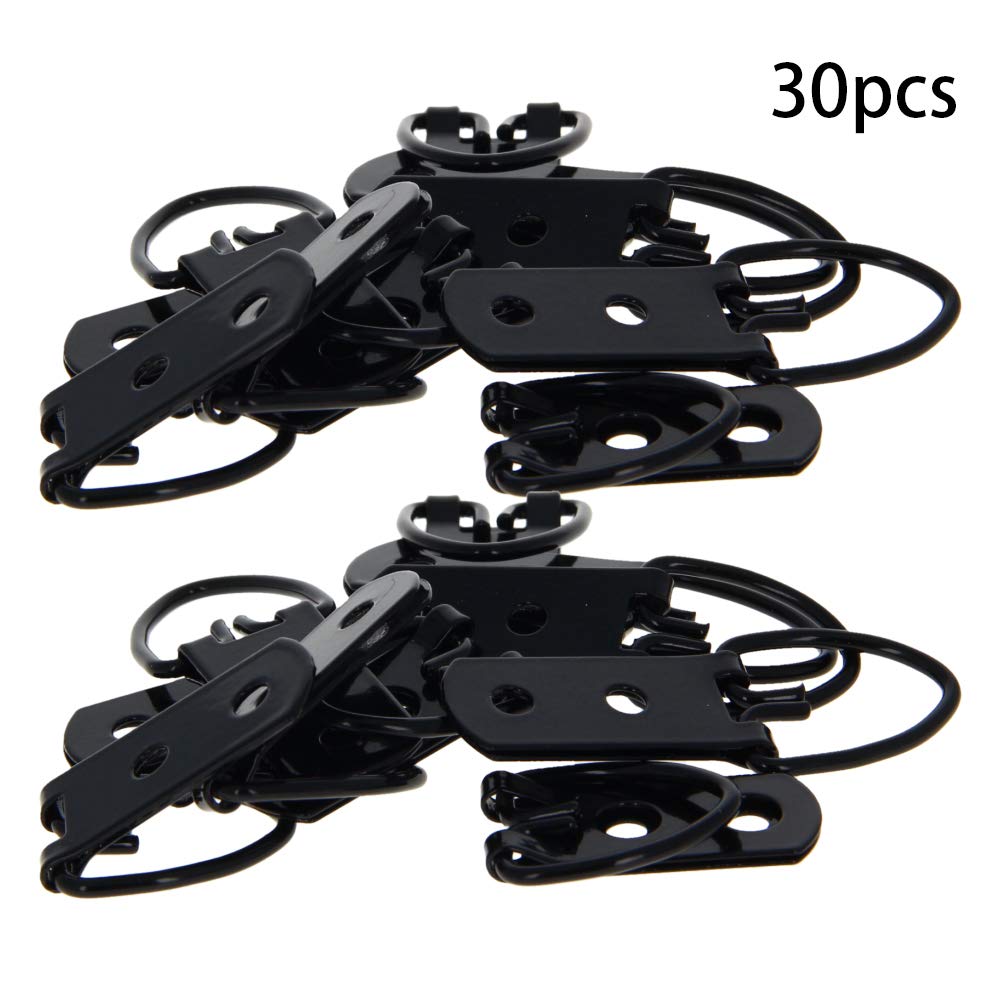 MroMax 10PCS Black Ring Frame Buckle Kit (2.09
