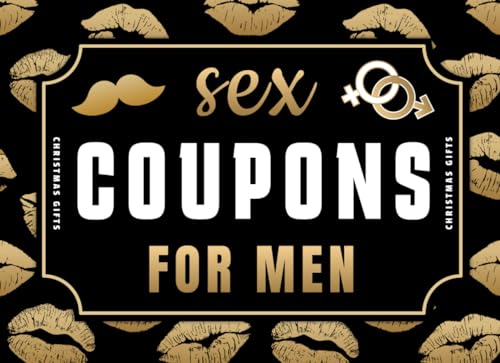 2023 Christmas Gifts for Men - Romantic Sex Coupons Book with Dirty Activities for Boyfriend & Husband - Perfect for Anniversary, Valentine's Day & Intimate Couples Game Night