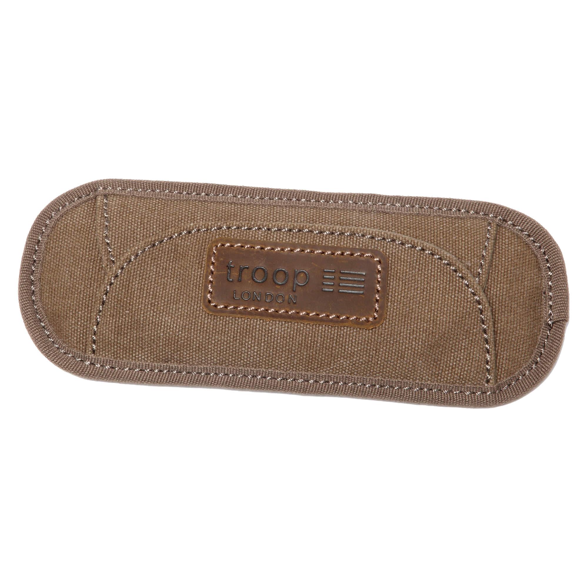 Troop London Detachable Canvas Shoulder Pad - Adjustable Comfort for Jackets & Coats | Perfect for Business, Travel & Everyday Wear