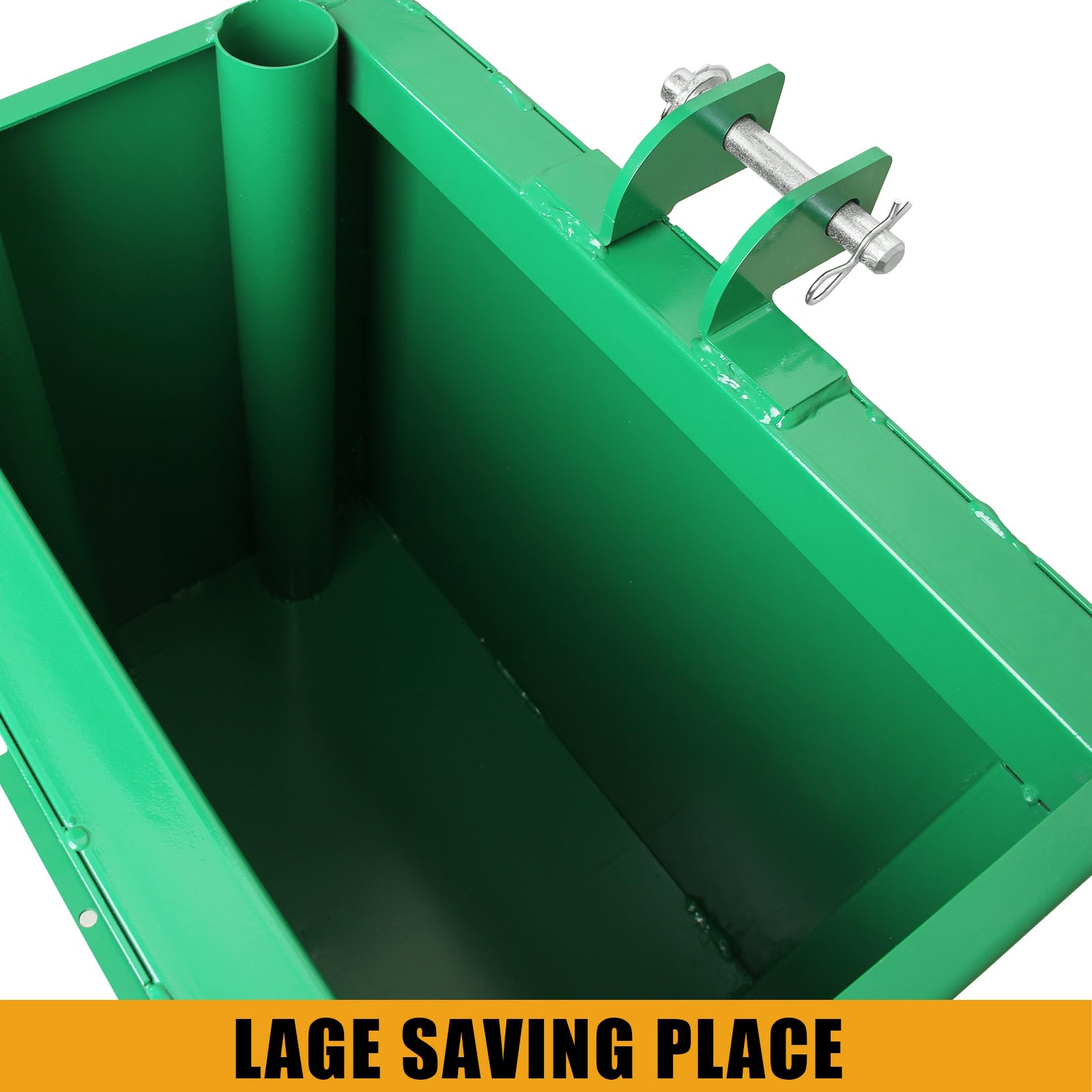 GARVEE 3 Point 800lbs Tractor Ballast Box - 5 Cubic Feet Heavy Duty Counterweight for John Deere, Kubota & More - Perfect for Farming, Landscaping & Snow Removal