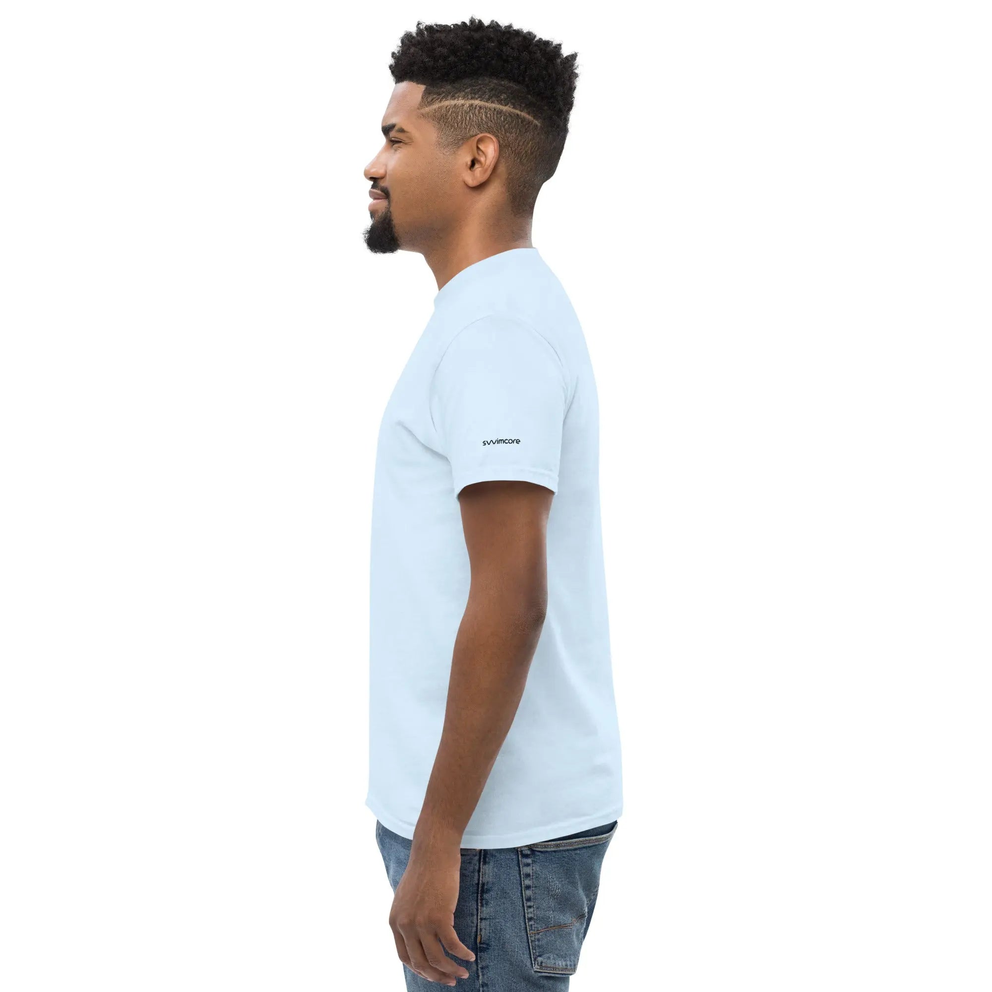Designer Mountain Swimmer Graphic T-Shirt - Unisex Casual Tee for Men & Women | Perfect for Outdoor Adventures, Beach Trips, and Streetwear Fashion